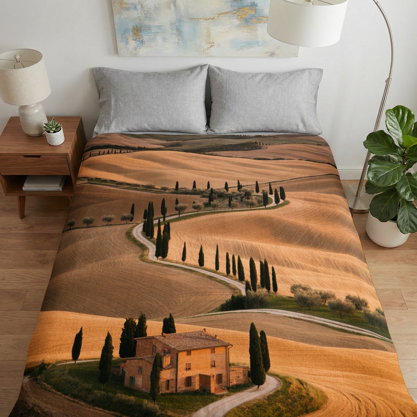 Colorful Sherpa Throw Blanket 60x80 | Vibrant Fleece Blanket | Fun Home Decor Gift