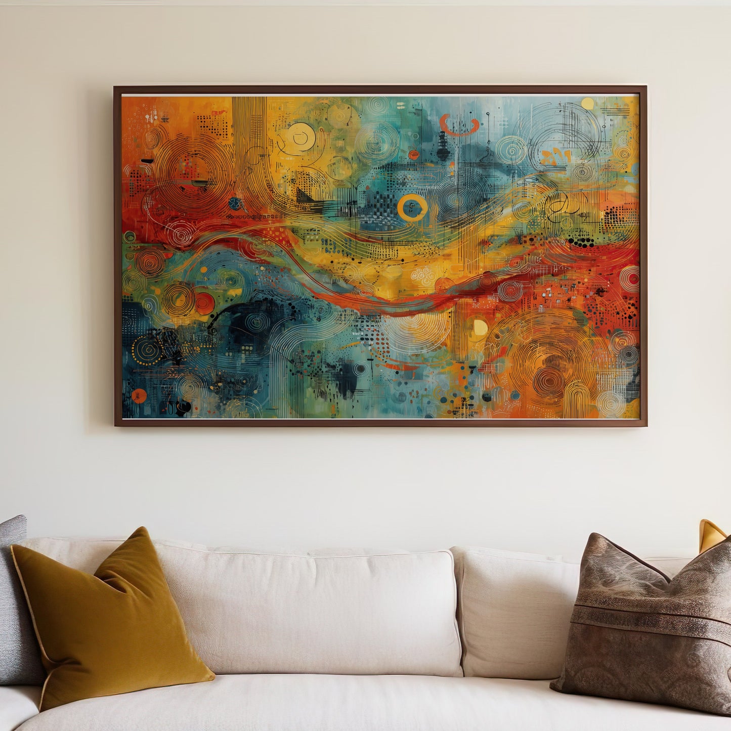 Vibrant Abstract Swirls Circles Artistic Wall Decor product type
abstract art, modern painting, colorful artwork, contemporary decor, wall art, home decoration, living room art, office decor, gallery wall, artistic print, vibrant colors, swirl design, circle patterns, geometric art, abstract expression, unique artwork, bold design, bright painting, canvas print, framed art