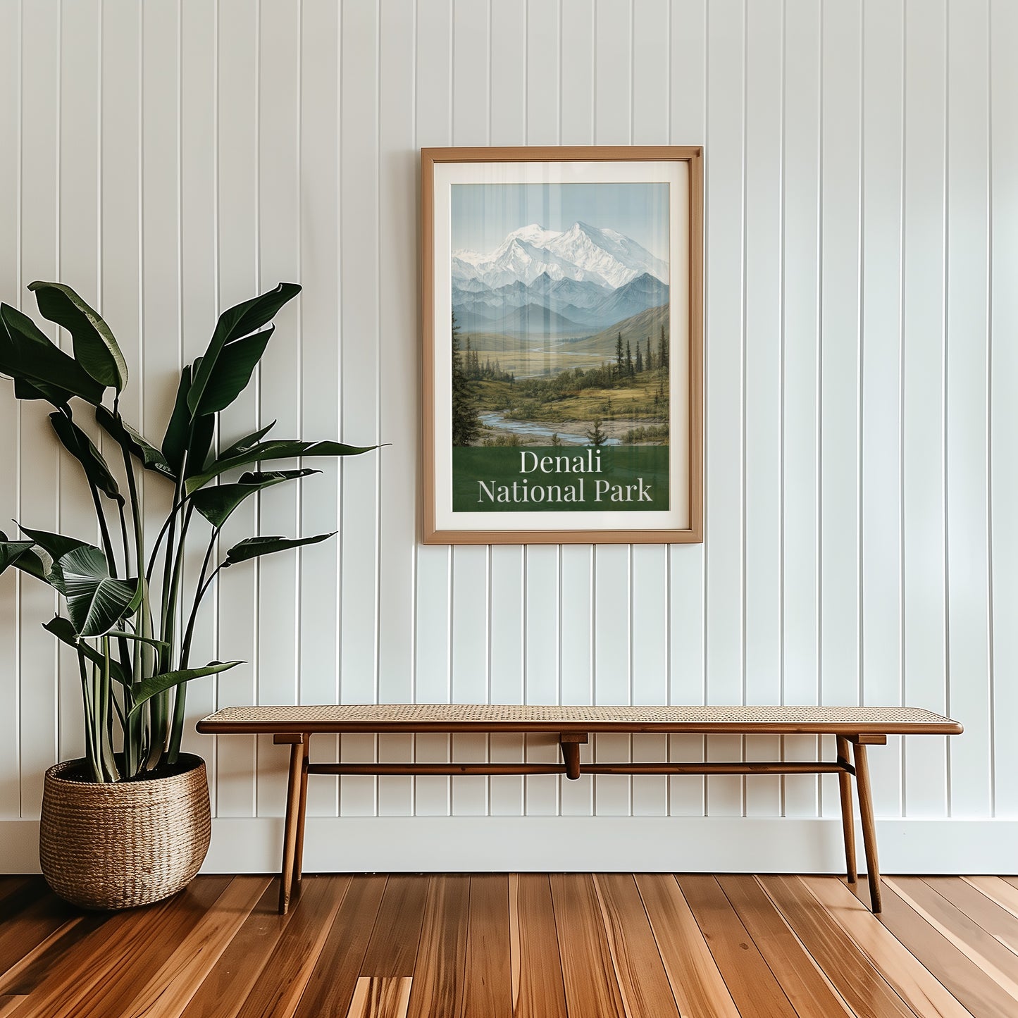 Denali National Park Framed Wall Art Decor Poster