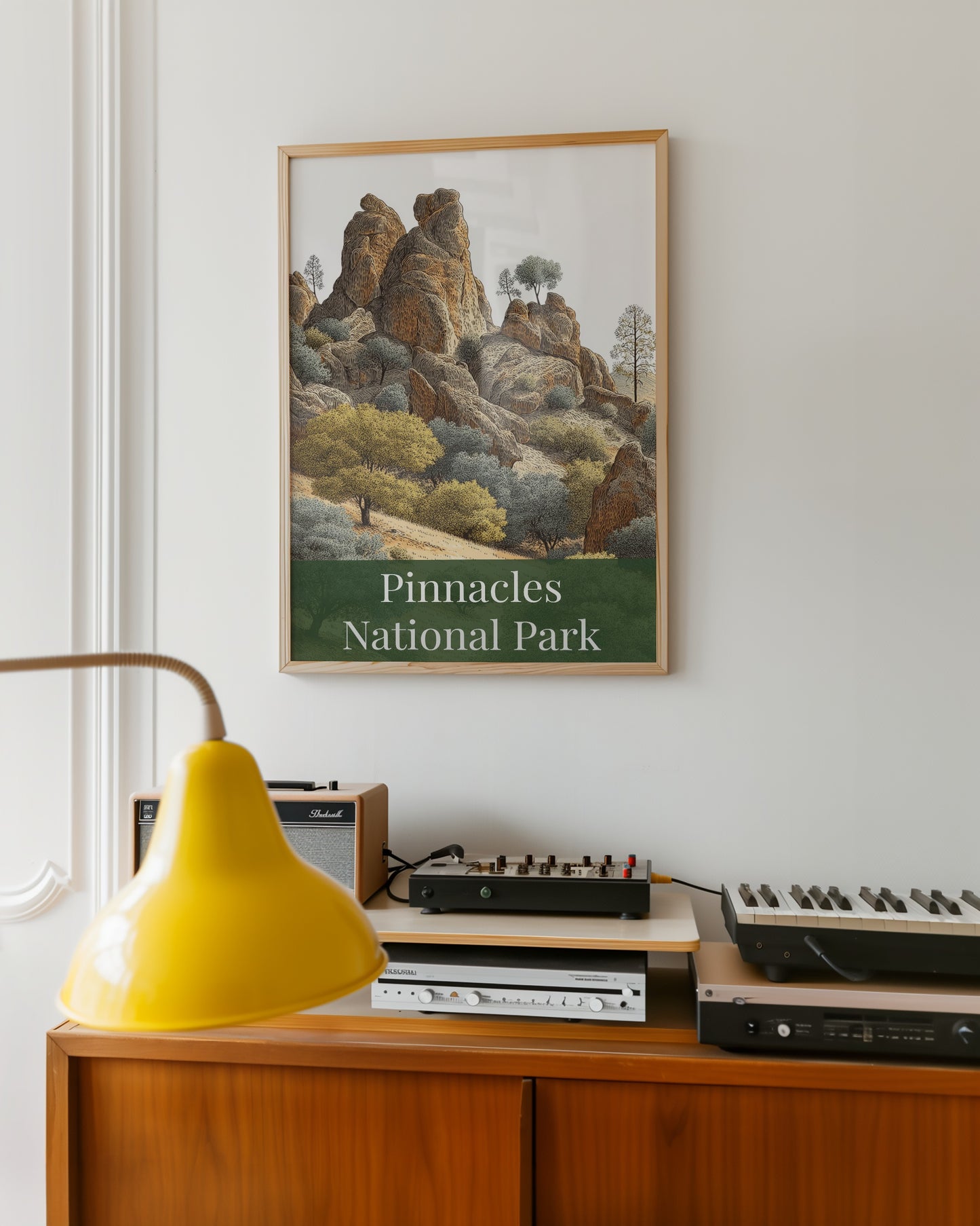 Pinnacles National Park Scenic View Framed Print