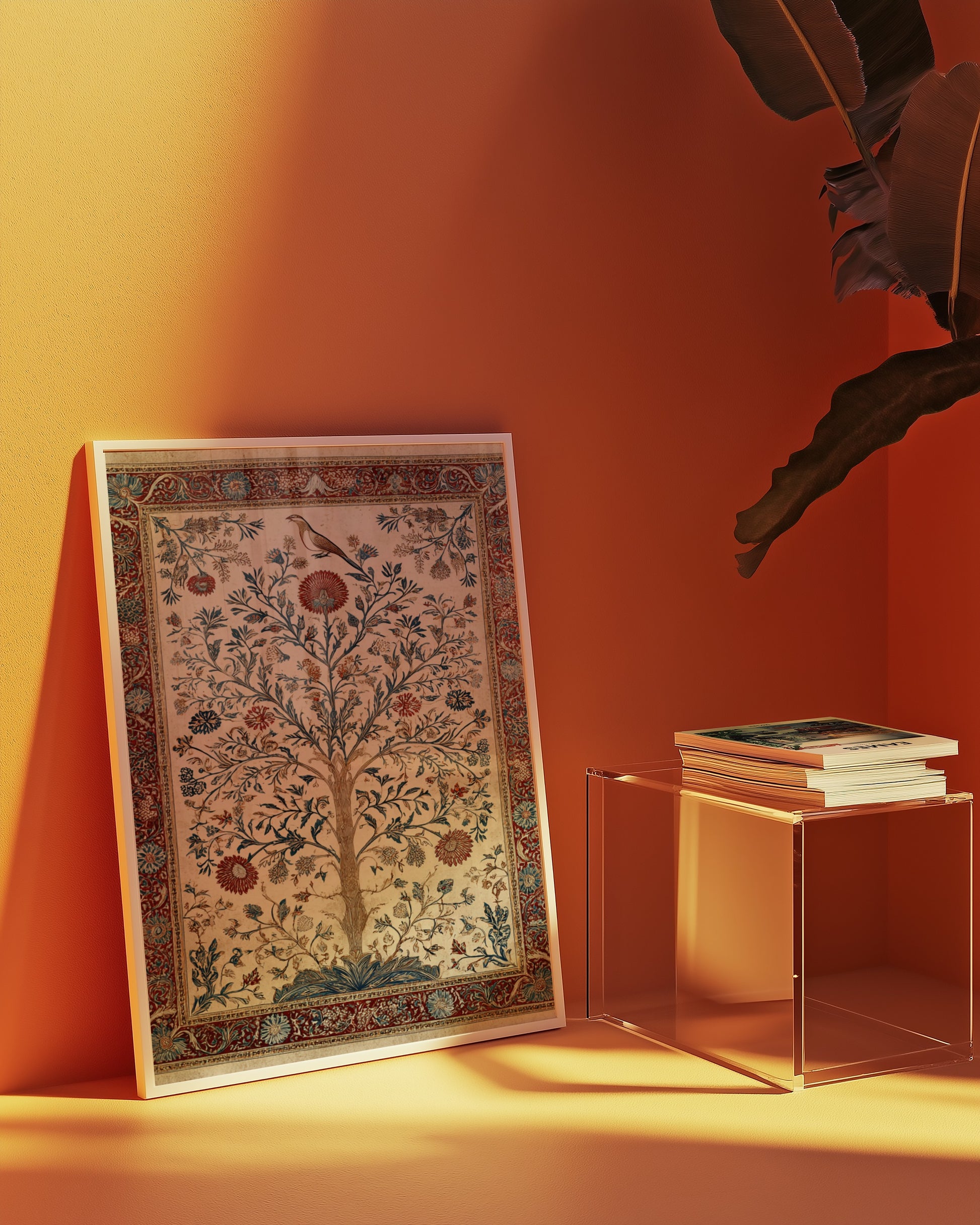 Elegant Wall Art with Intricate Botanical Design