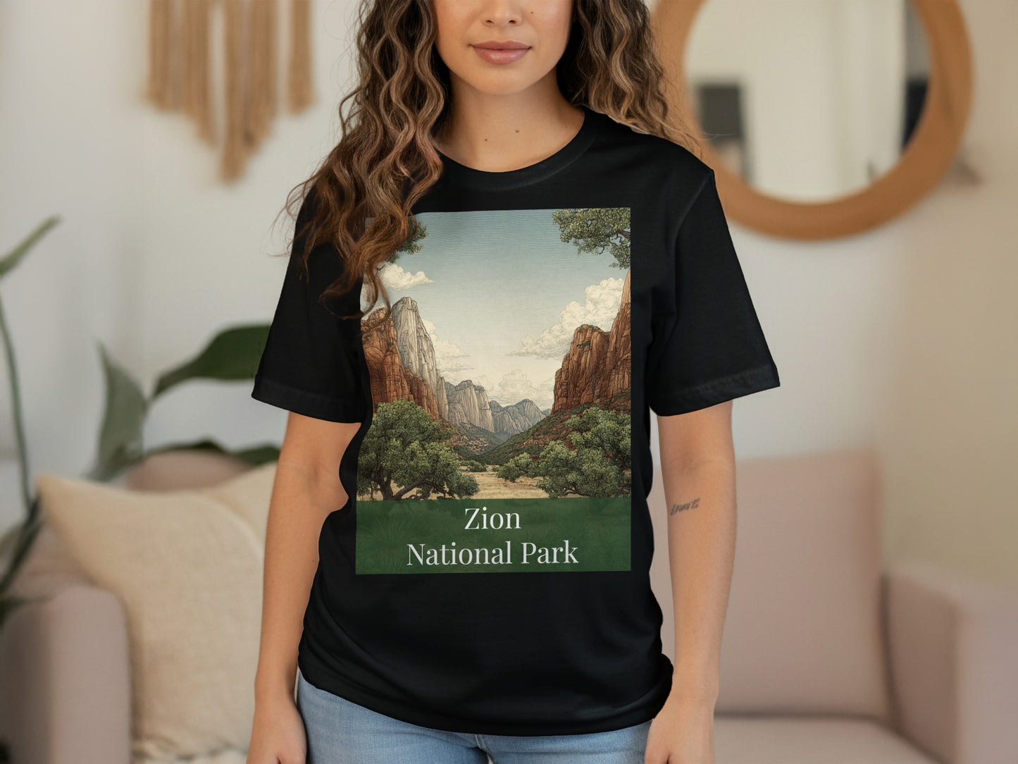 Zion National Park Scenic Landscape T-shirt