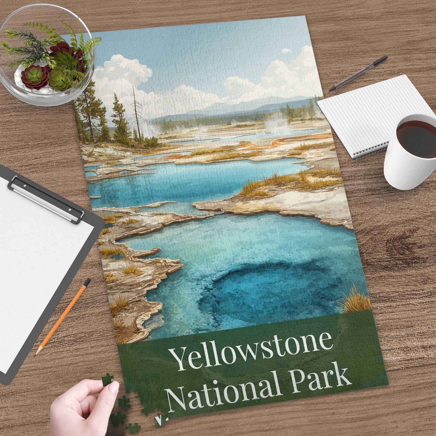 Yellowstone National Park Scenic Jigsaw Puzzle