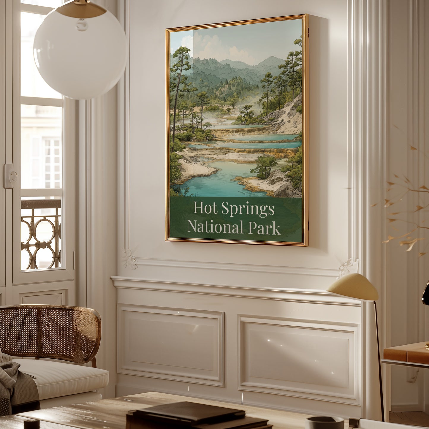 Scenic Hot Springs National Park Wall Art Product