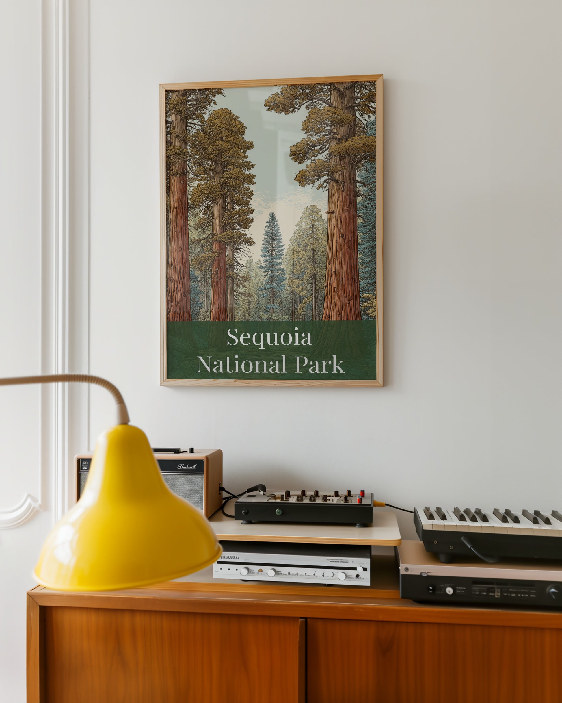 Sequoia National Park framed artwork for home decor