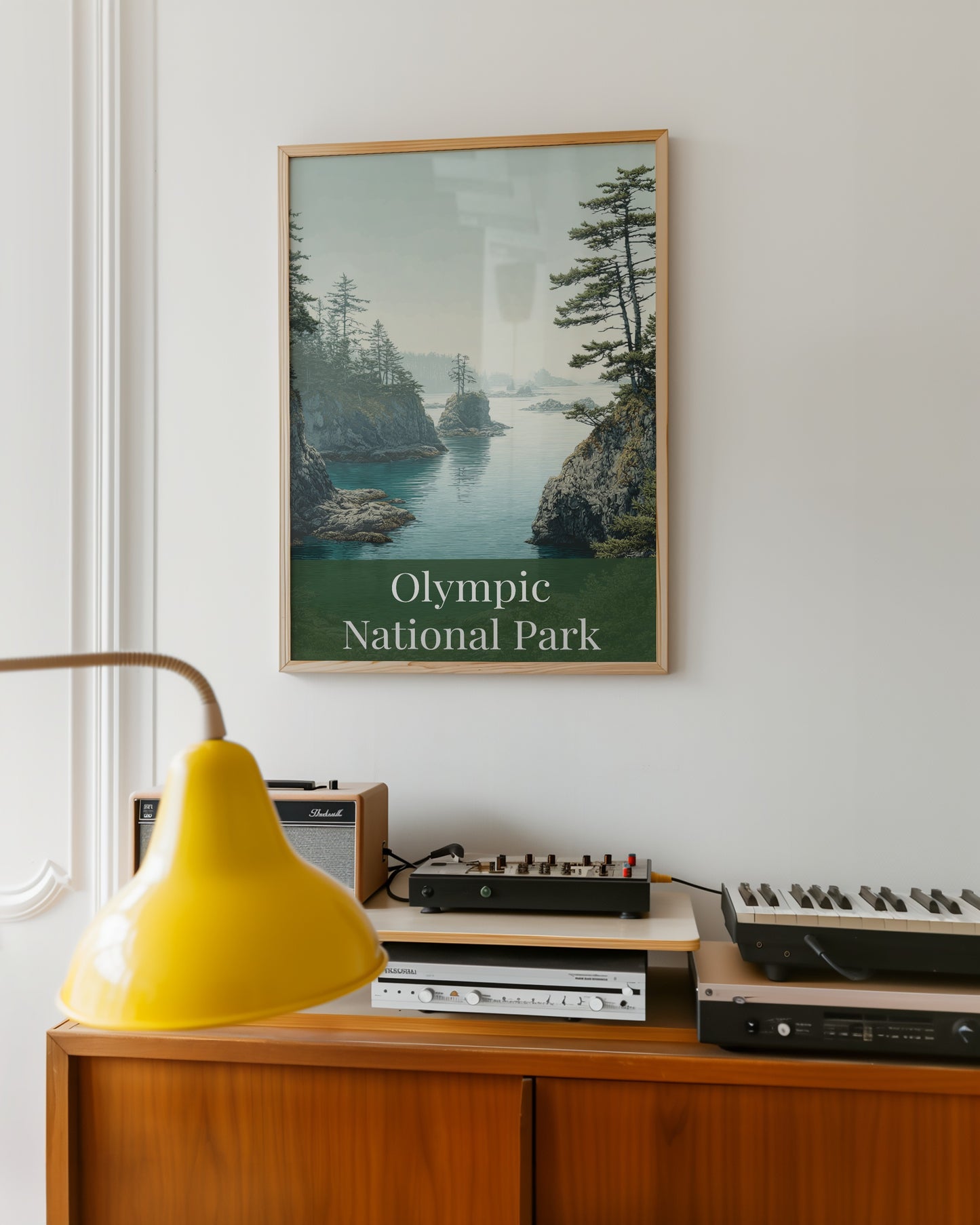 Olympic National Park Scenic Landscape Poster