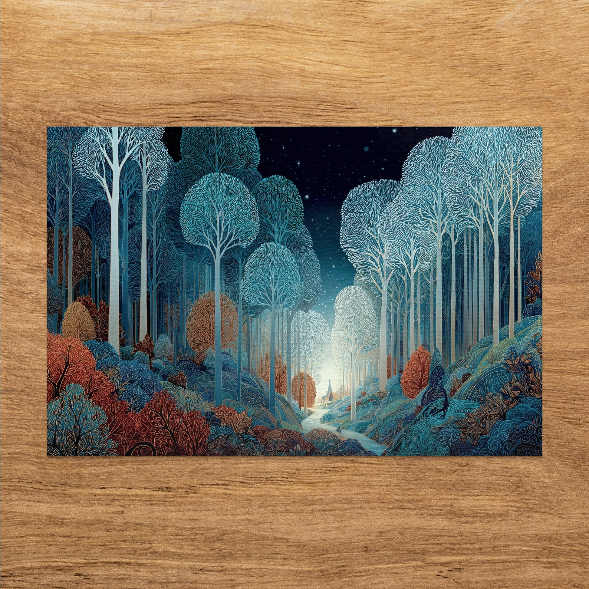 Enchanted Forest Mystical Night Scenery product type