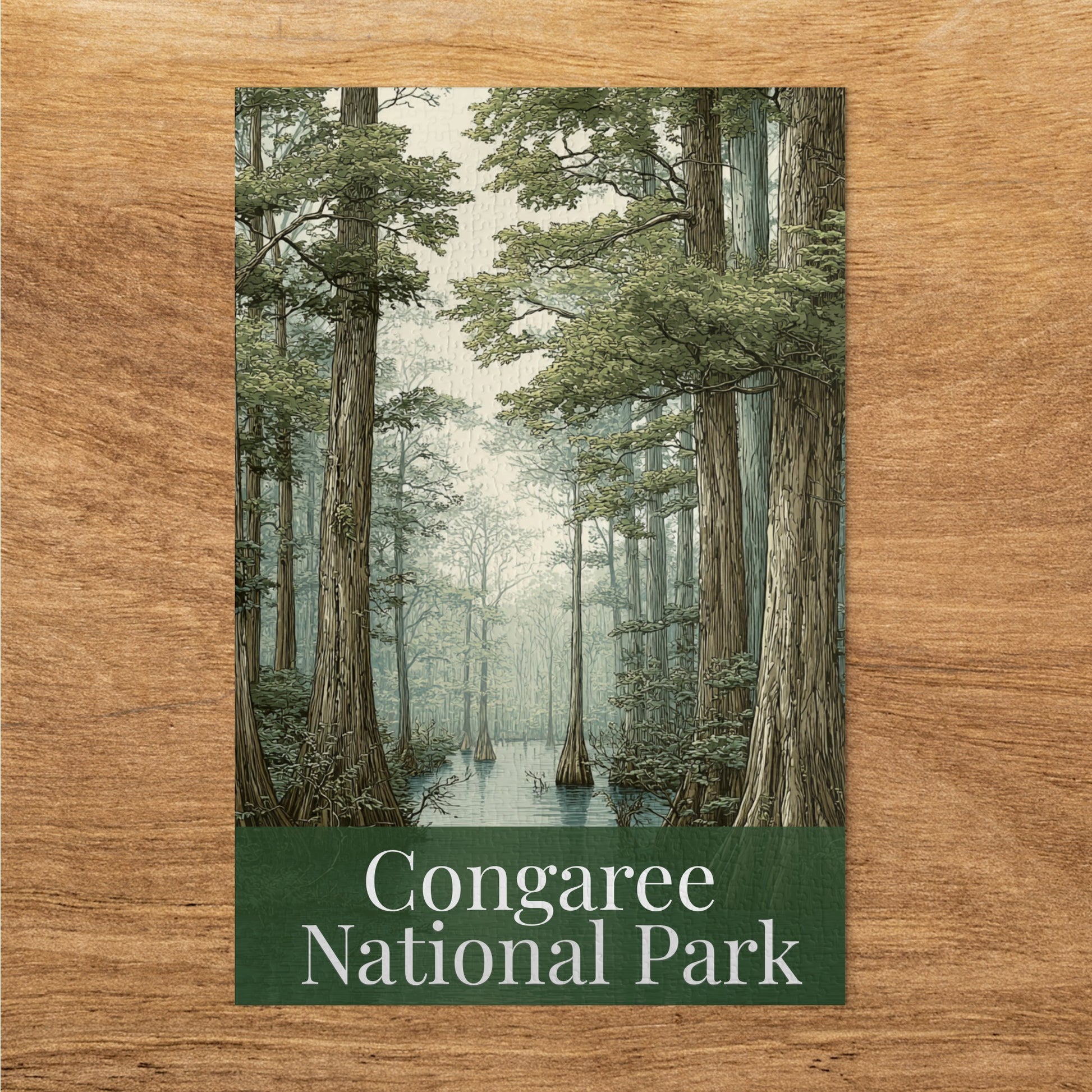 Congaree National Park scenic nature artwork product