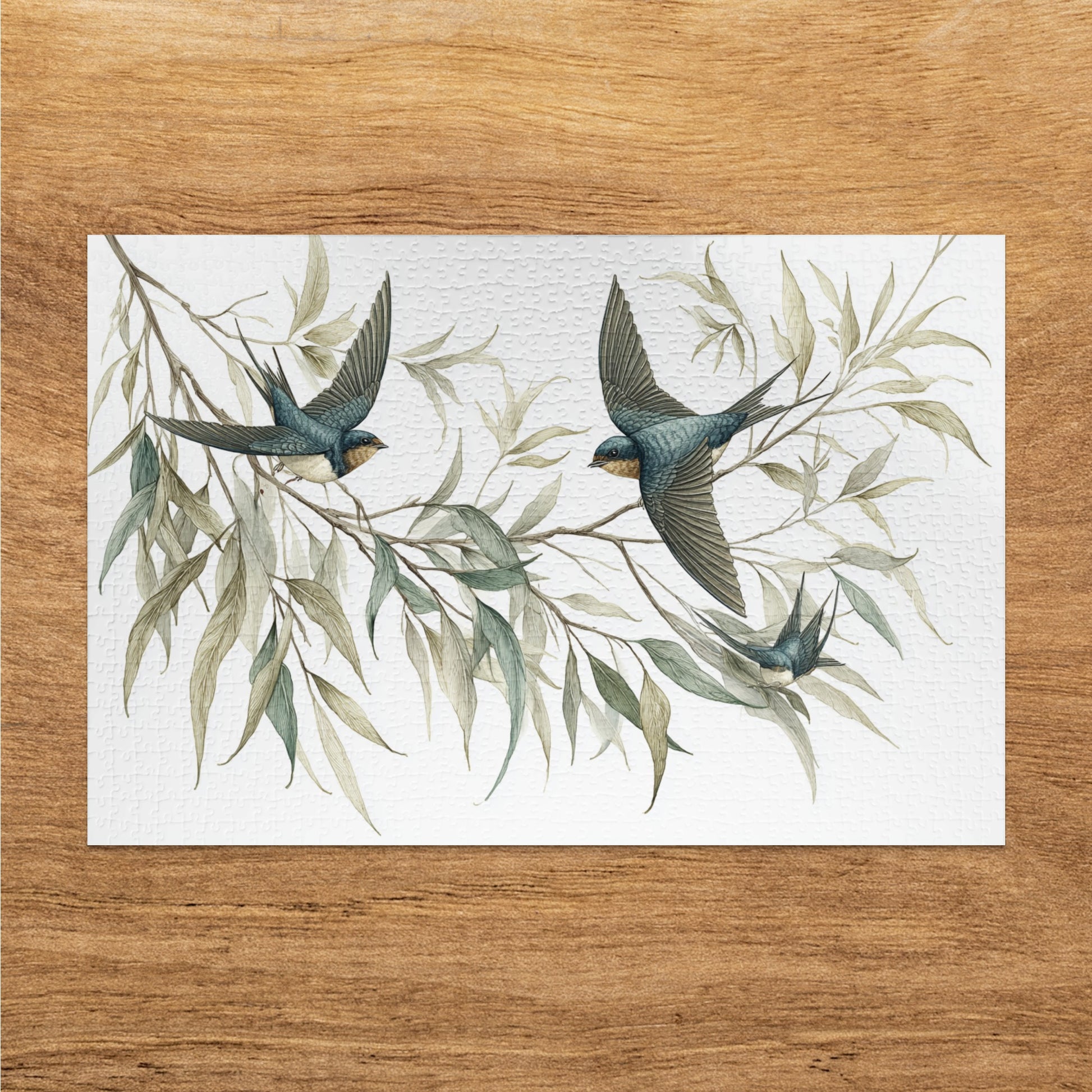 Beautiful Art Design With Birds On Branch product type