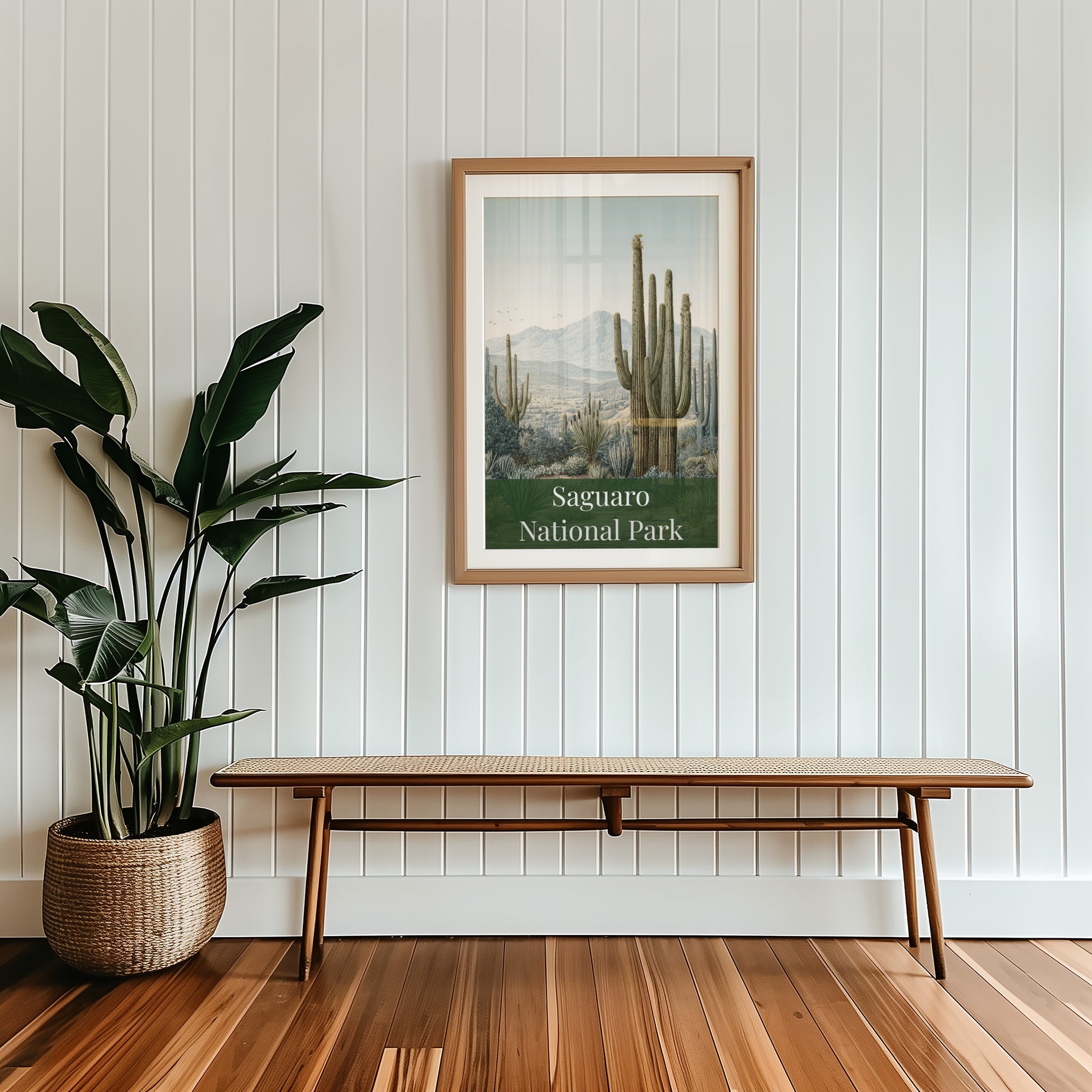 Saguaro National Park Framed Wall Art Print