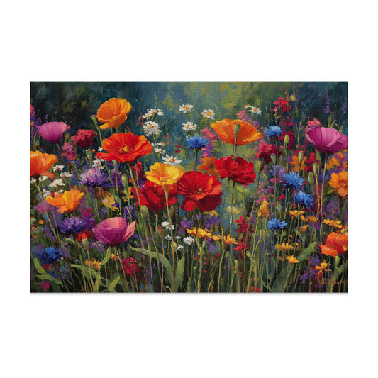 Bright Impressionist Poppy Wildflower Blossom Garden product type