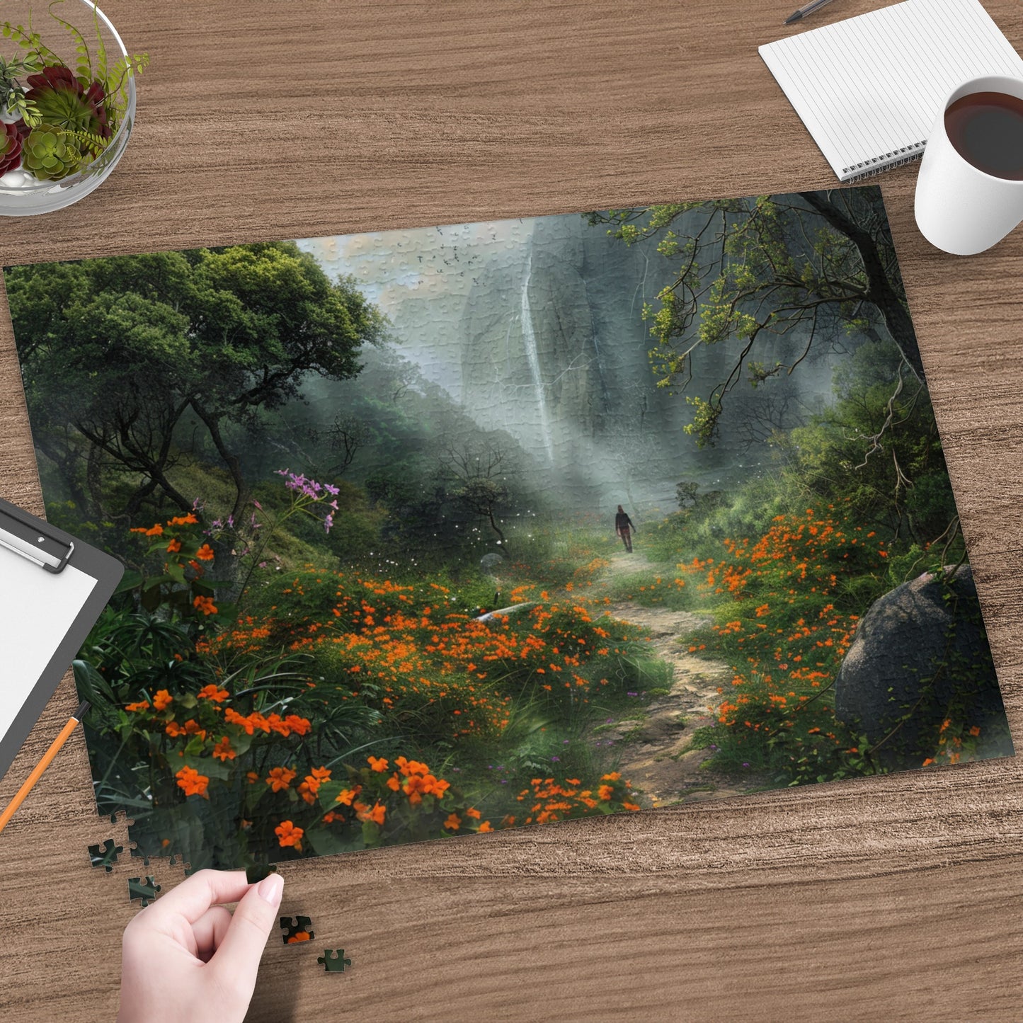 Enchanting Forest Path Nature Jigsaw Puzzle