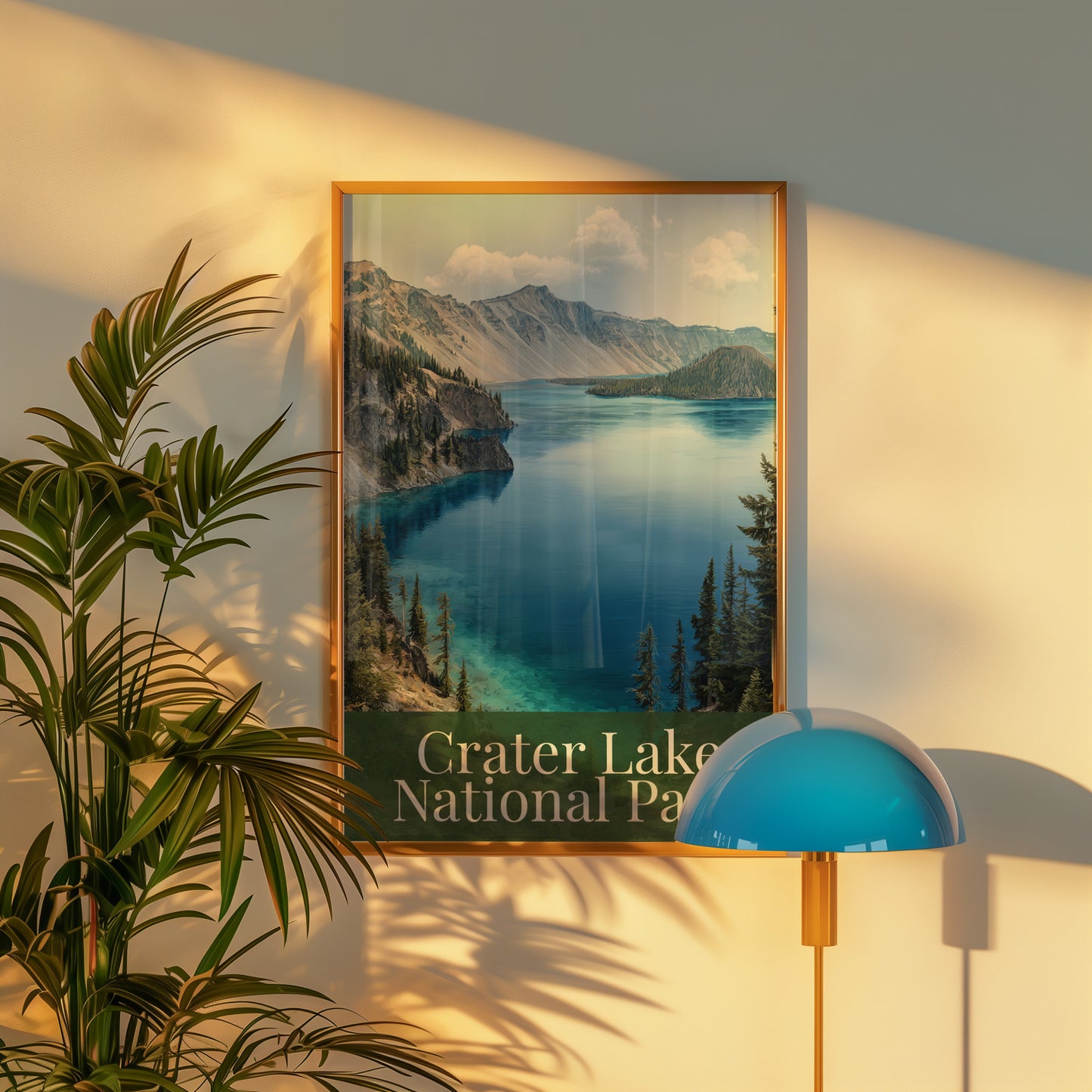 Crater Lake National Park Scenic Wall Art Decor