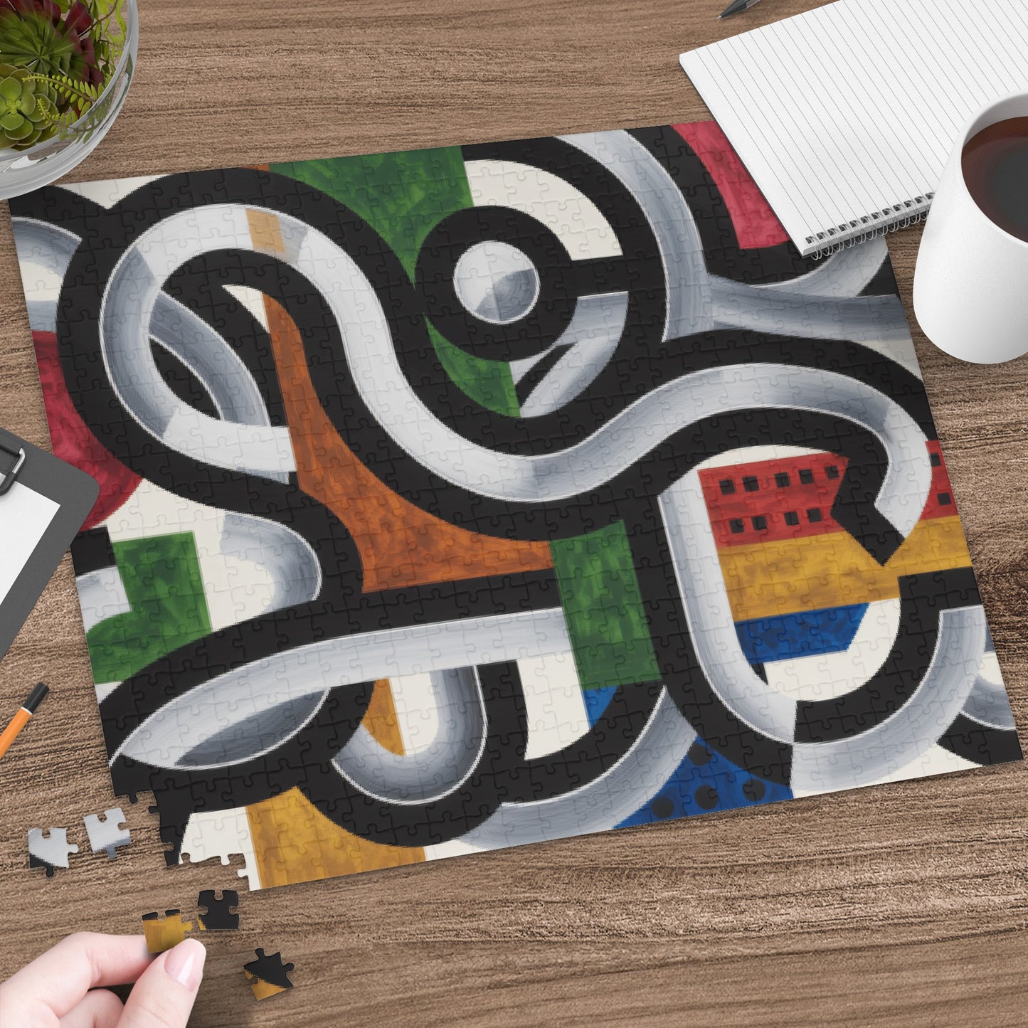 Colorful Abstract Artwork Jigsaw Puzzle for Fun