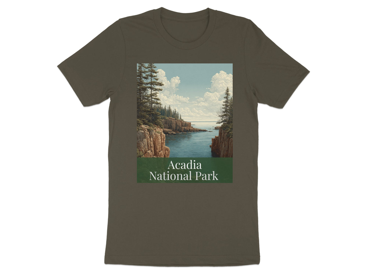 Acadia National Park Scenic Landscape Tshirt