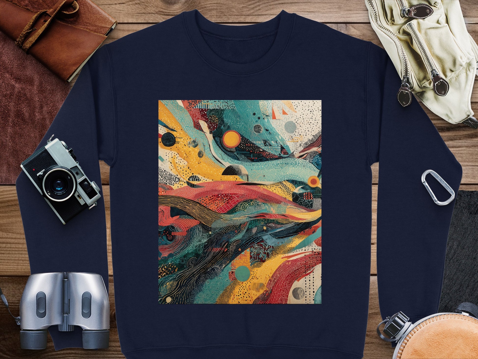 Vibrant Abstract Flowing Lines Pattern Sweatshirt product type
Sweatshirt, Crewneck, Pullover, AbstractArt, VibrantDesign, ColorfulPattern, ArtisticSweater, GraphicSweatshirt, ModernAbstract, FlowingLines, UniqueDesign, StatementPiece, CasualWear, BlueYellowRed, ArtisticPattern, GeometricShapes, DesignApparel, TrendySweatshirt, PatternedTop, AbstractWaves