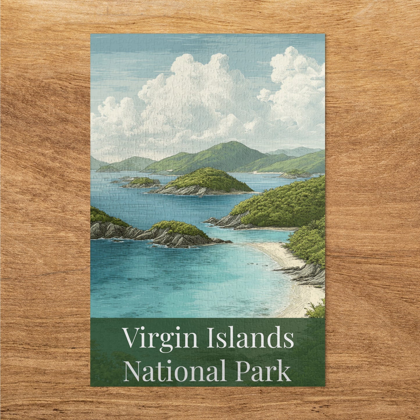 Virgin Islands National Park Scenic Collectible Puzzle