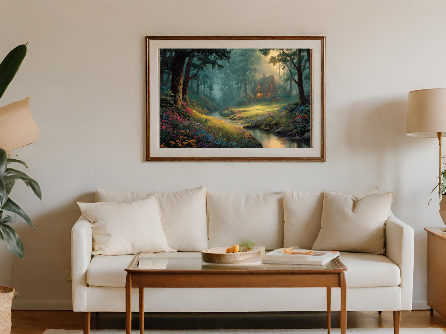 Enchanted Forest Cottage Stream Art Print product type
Enchanted Forest
Magical Cottage
Fantasy Art
Forest Stream
Vibrant Flowers
Mystical Landscape
Nature Painting
Fairytale Scene
Dreamy Artwork
Woodland Home
Glowing Windows
Serene Path
Rustic Cabin
Colorful Meadow
Tranquil River
Whimsical Decor
Green Trees
Sunny Clearing
Cozy Retreat
Digital Painting
