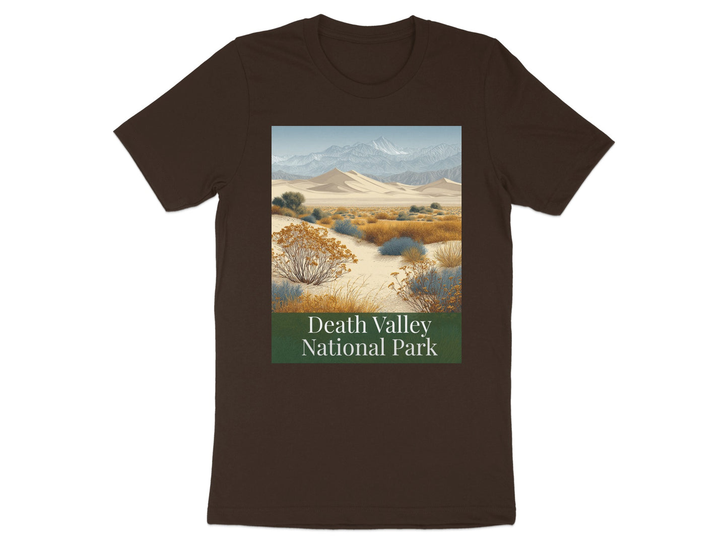 Death Valley National Park Scenic Printed T-Shirt