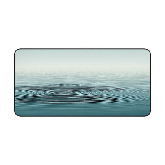 Calm Ripple Desk Mat — Minimal Ocean Water Desk Pad for Home Office