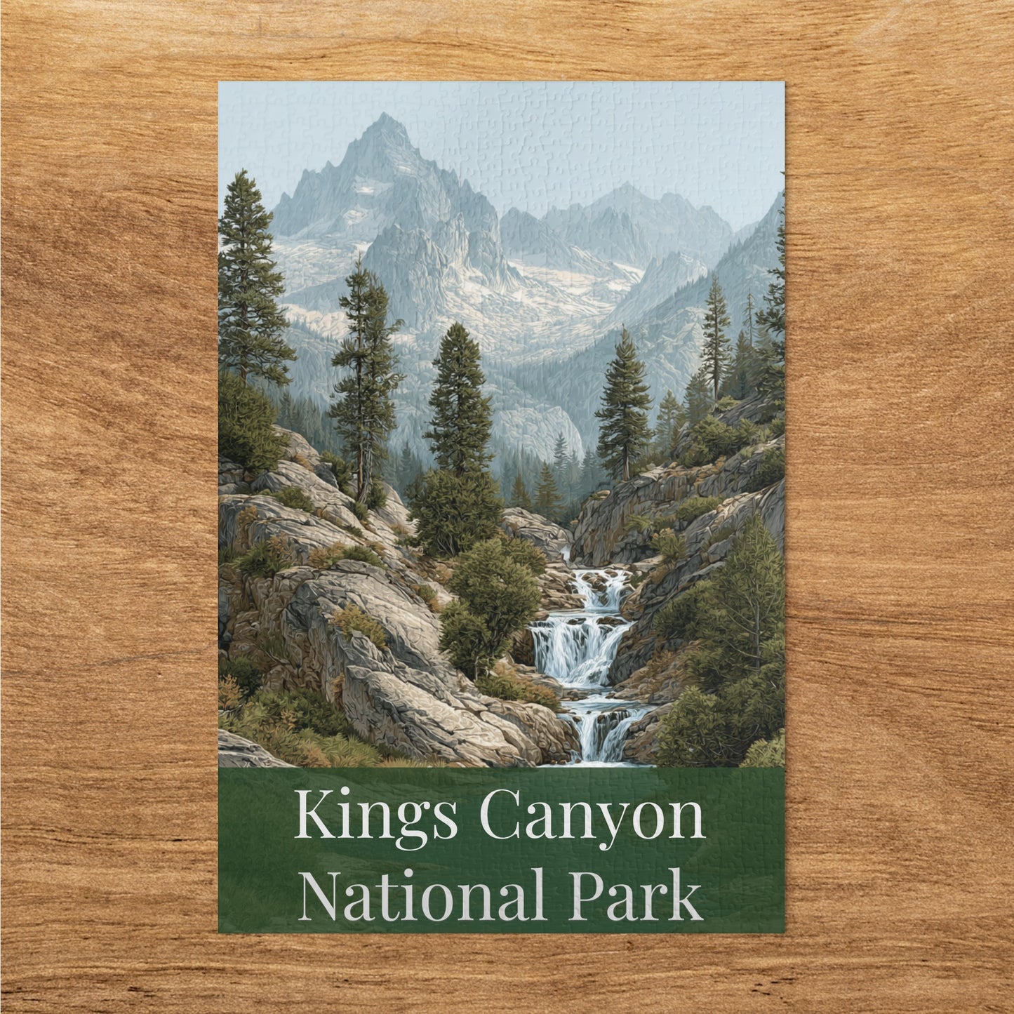 Kings Canyon National Park Scenic Mountain Puzzle