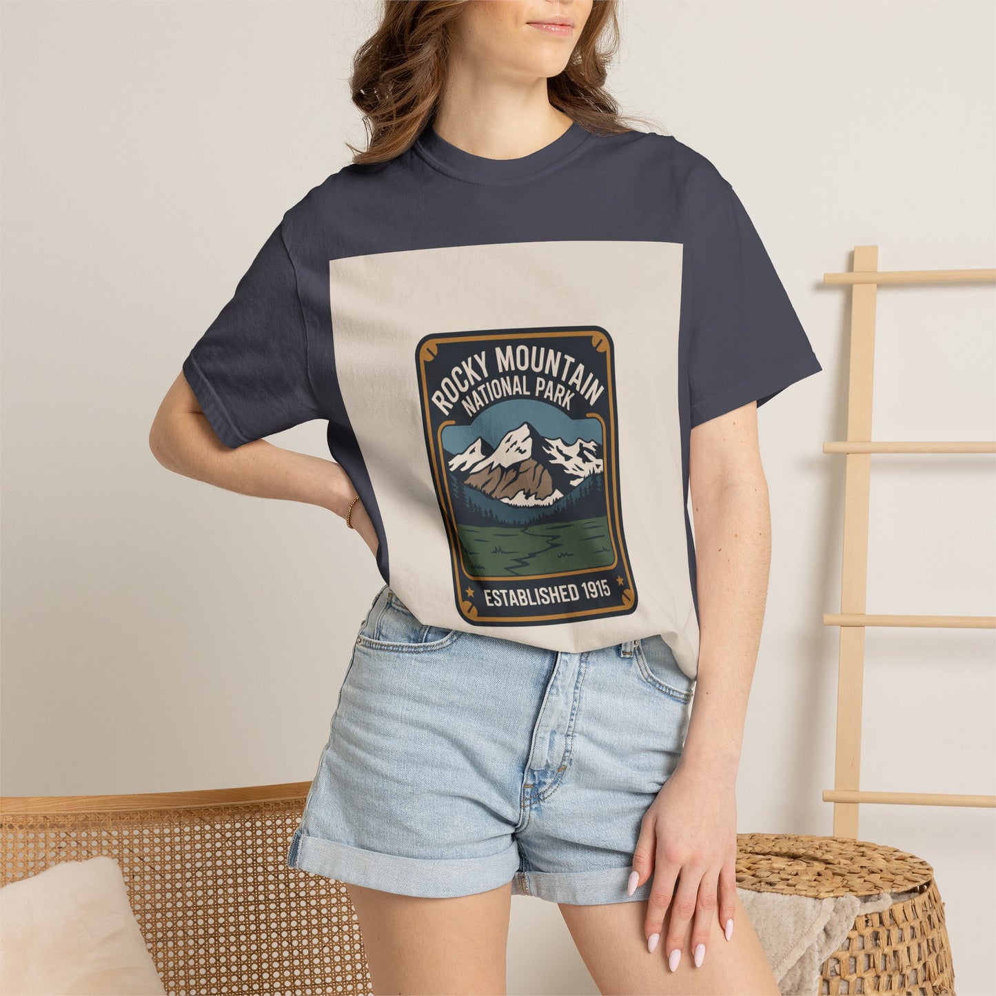 Rocky Mountain National Park Graphic T-Shirt | Colorado Retro Tee