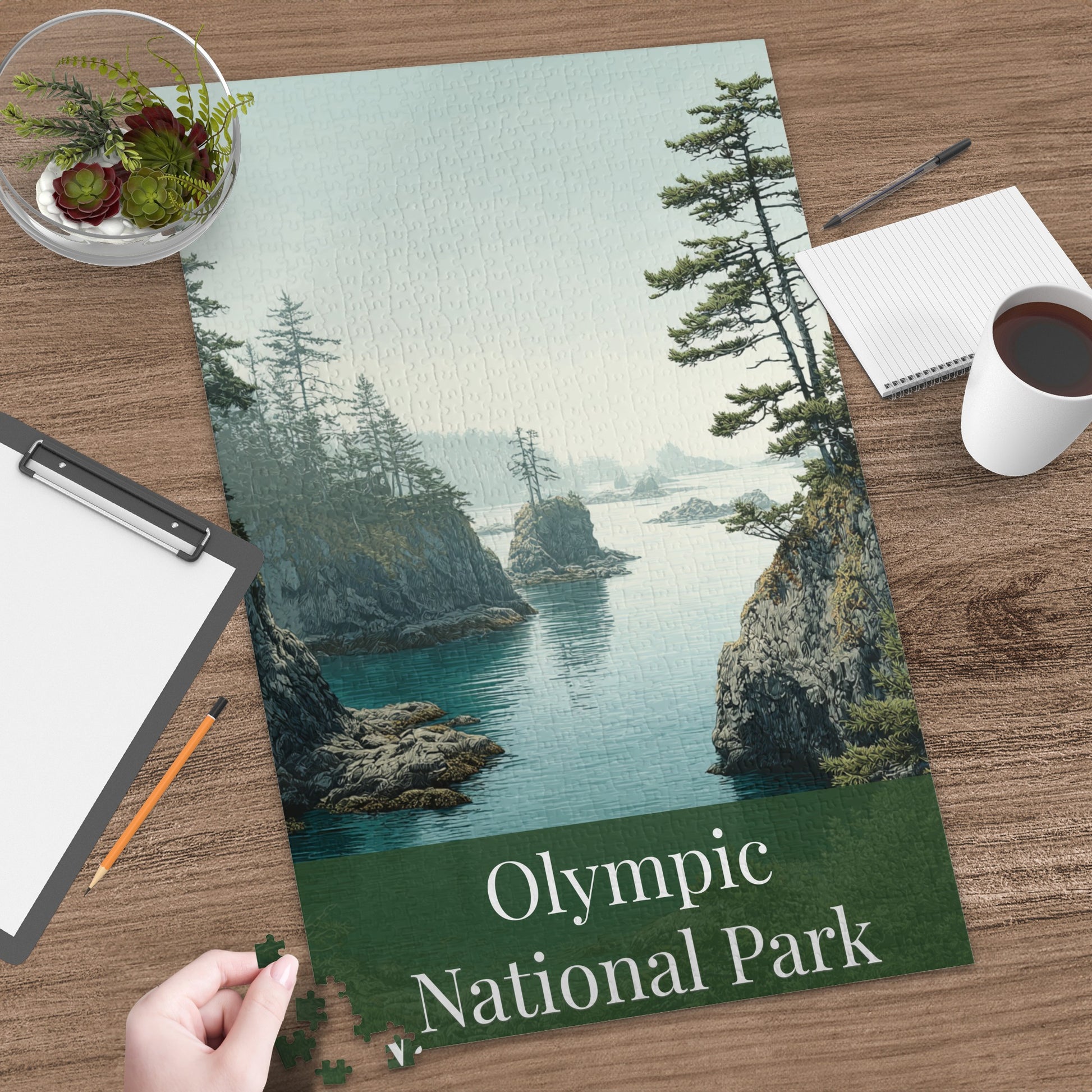 Olympic National Park Scenic View Puzzle
