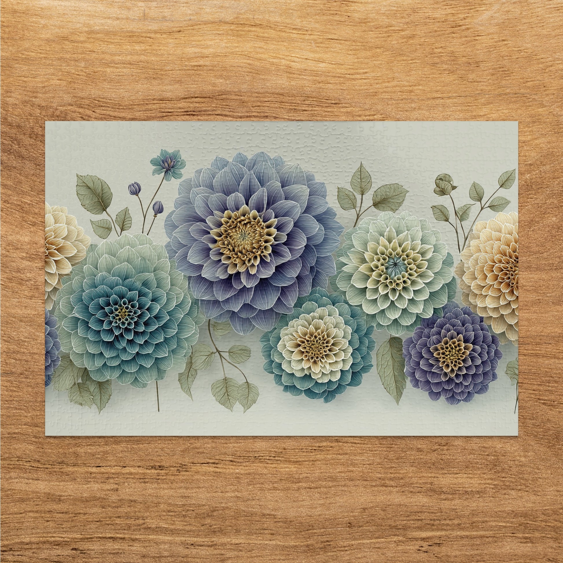 Elegant Floral Patterned Rectangular Table Mat