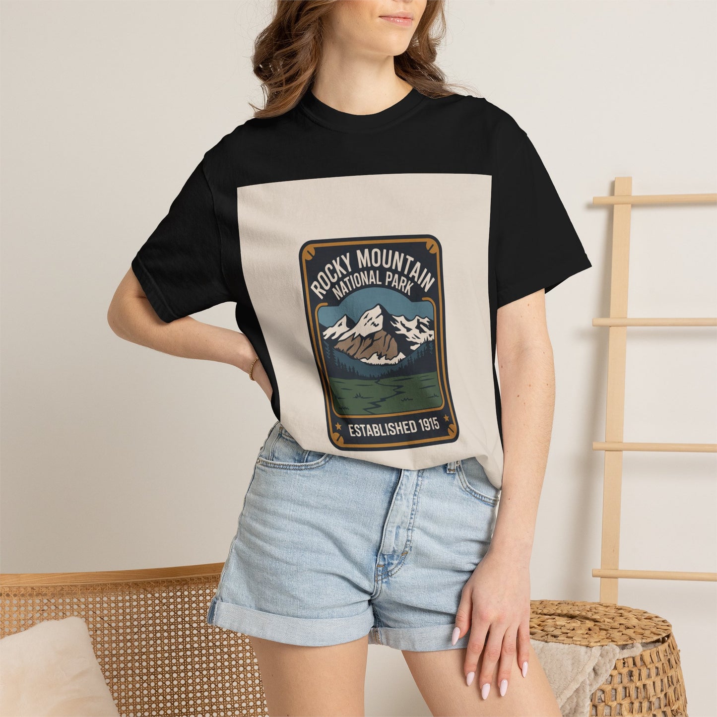 Rocky Mountain National Park Graphic T-Shirt | Colorado Retro Tee