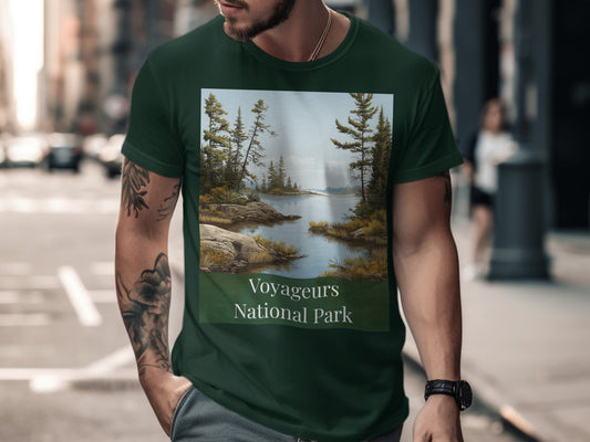 Scenic Voyageurs National Park Graphic T-shirt