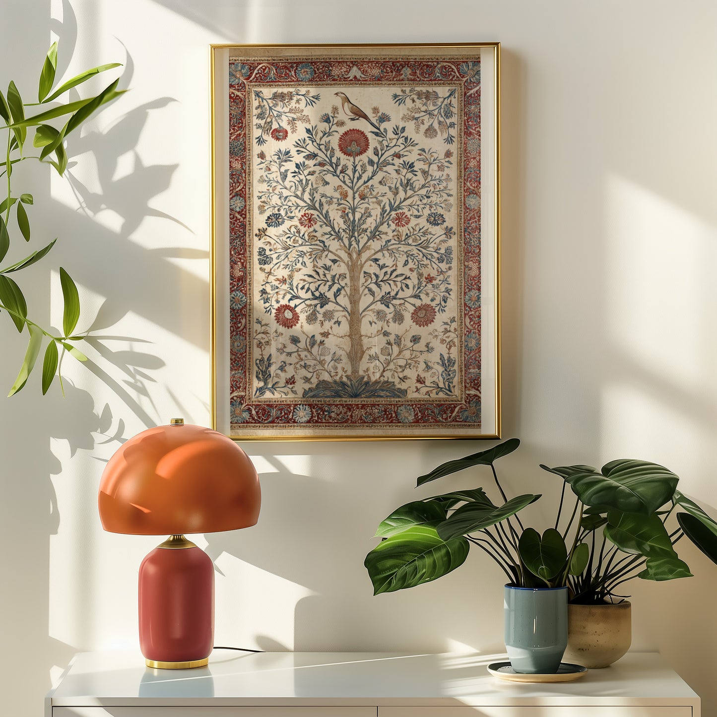 Elegant Botanical Tree of Life Wall Art