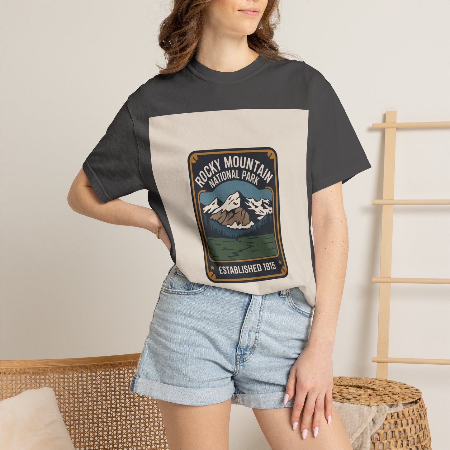 Rocky Mountain National Park Graphic T-Shirt | Colorado Retro Tee