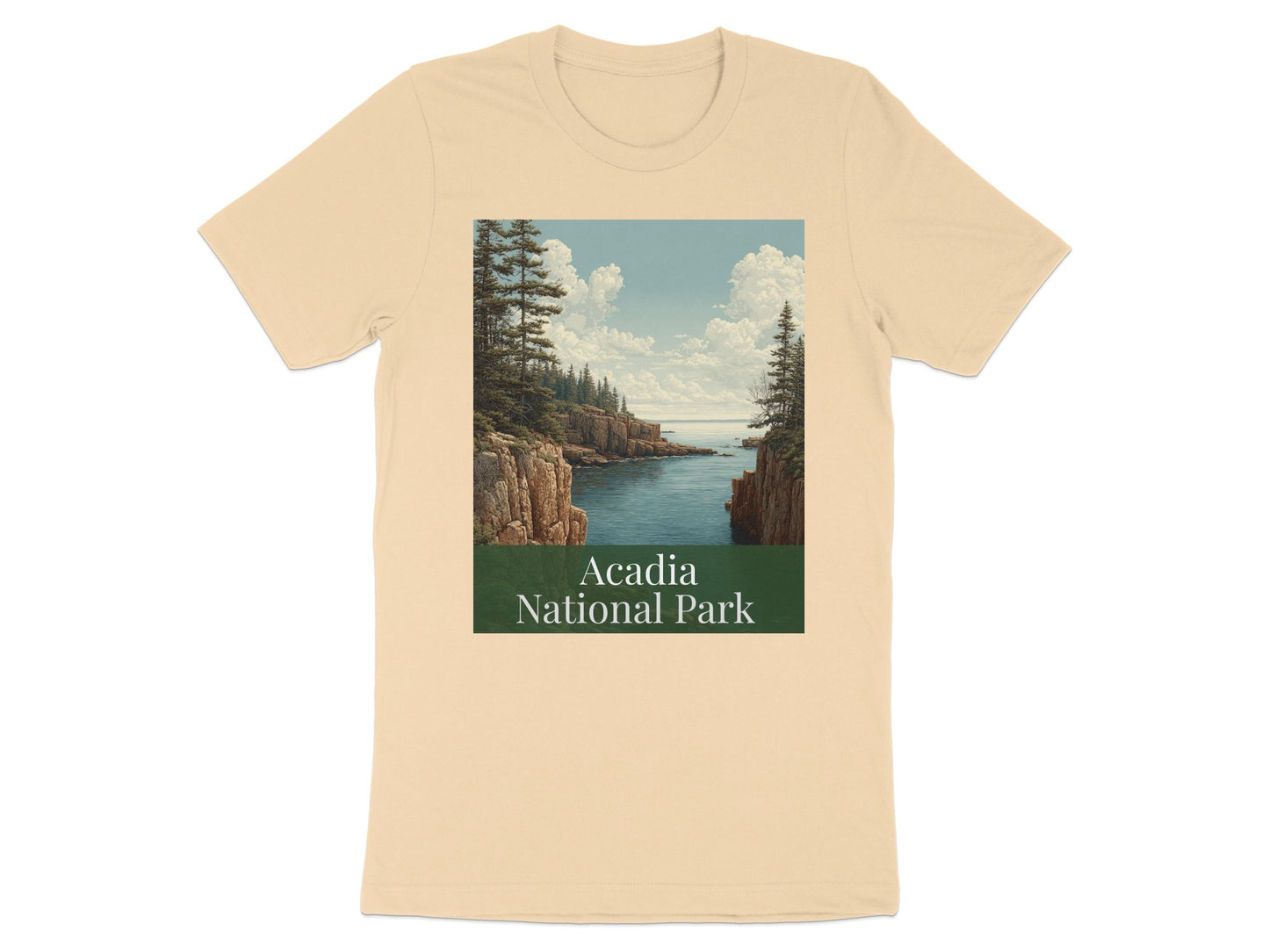 Acadia National Park Scenic Landscape Graphic Tee