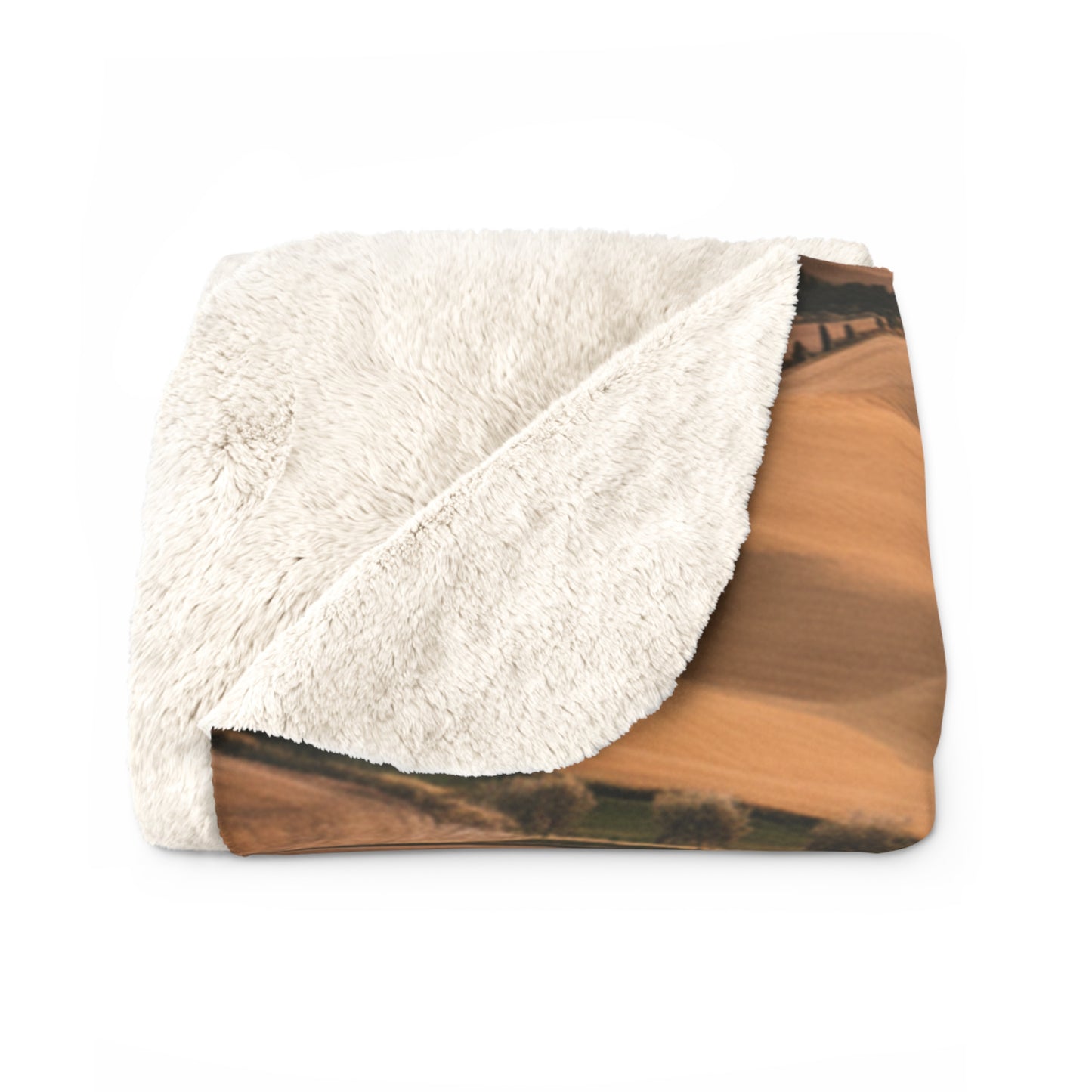 Colorful Sherpa Throw Blanket 60x80 | Vibrant Fleece Blanket | Fun Home Decor Gift
