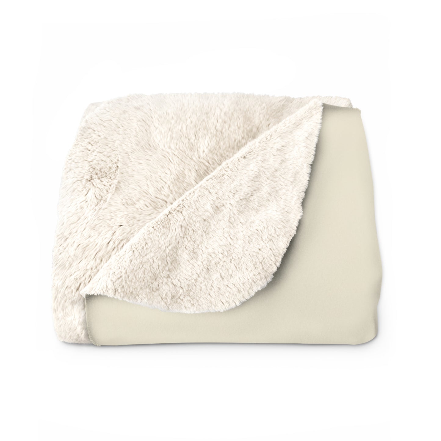 Bamboo Grove sherpa blanket — soft Asian-inspired fleece throw, minimalist home decor, zen gift