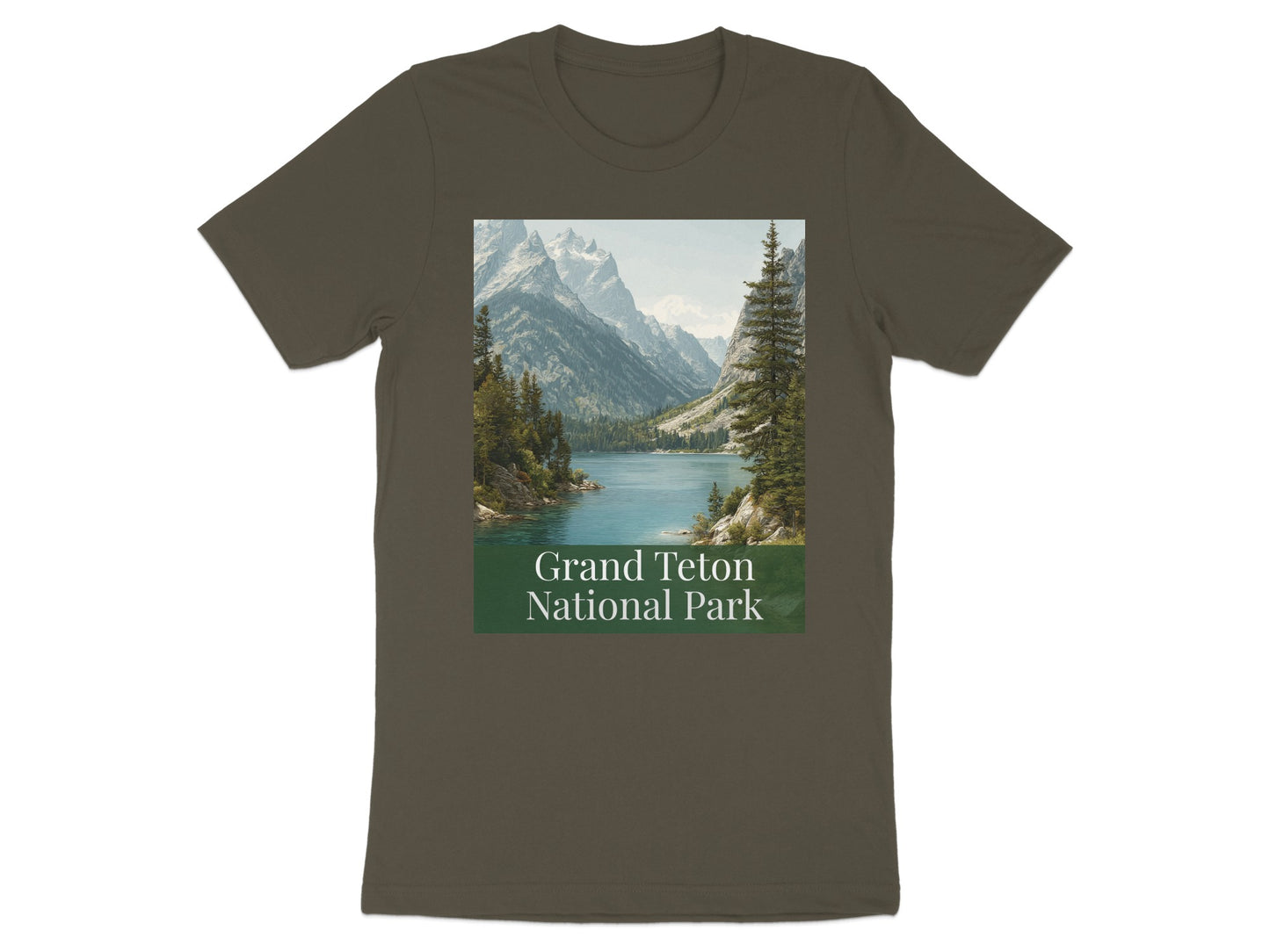 Grand Teton National Park Scenic Mountains T-shirt
