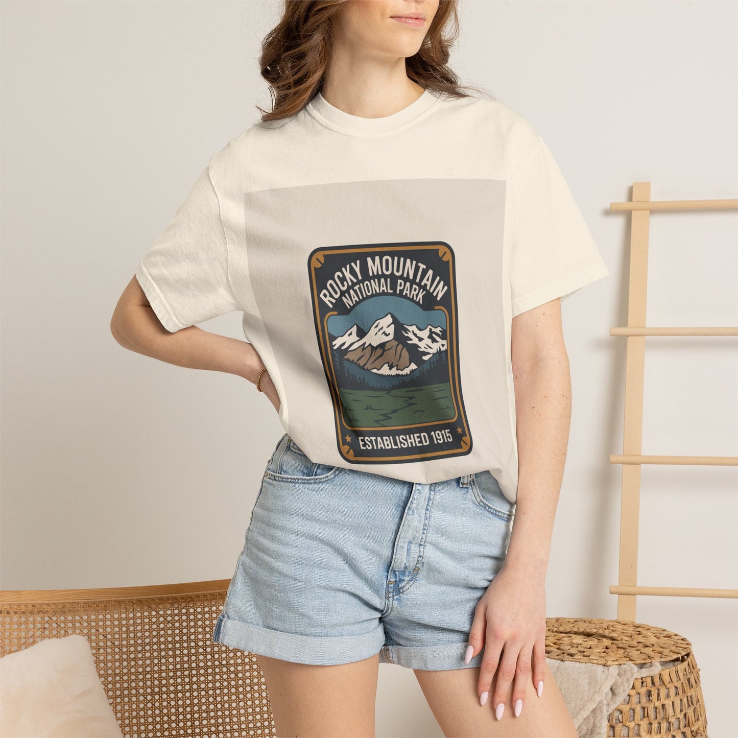 Rocky Mountain National Park Graphic T-Shirt | Colorado Retro Tee