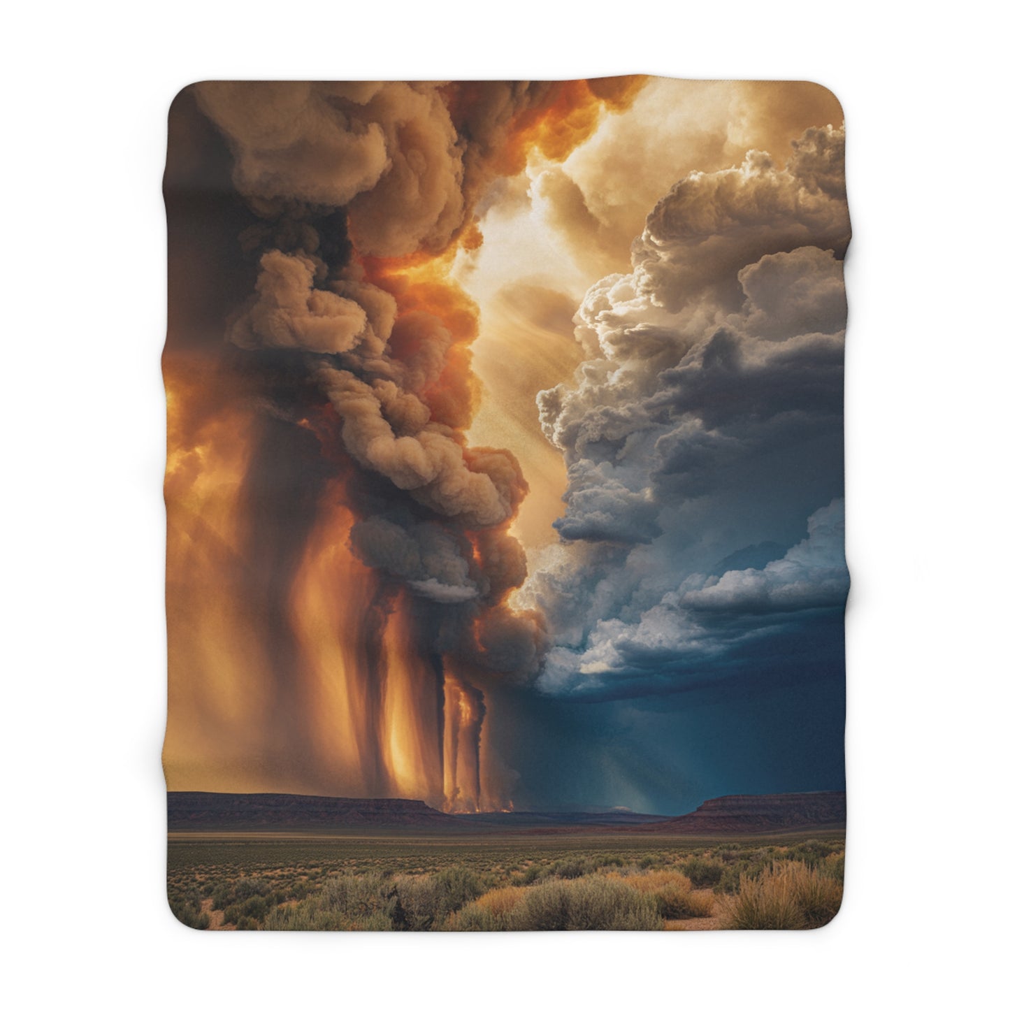 Cozy Sherpa Throw Blanket 60x80 | Plush Fleece Blanket | Unique Gift Idea