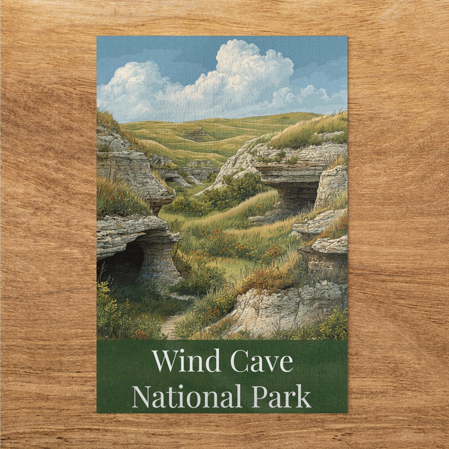 Wind Cave National Park Scenic Landscape Puzzle