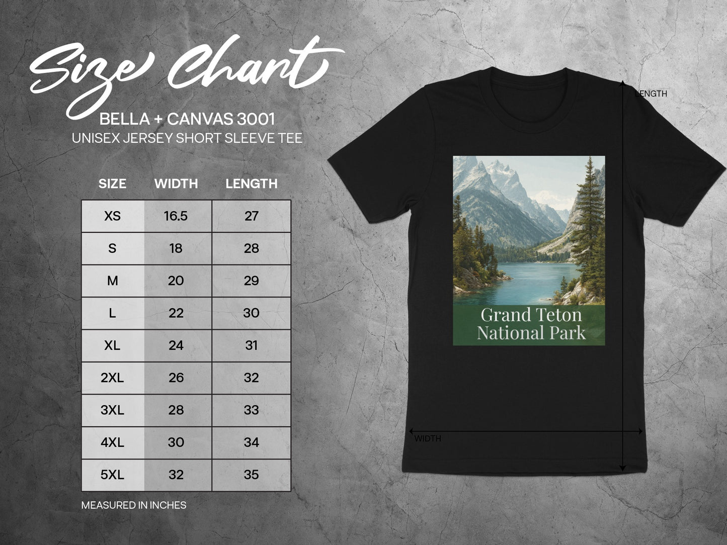 Grand Teton National Park Graphic T-Shirt