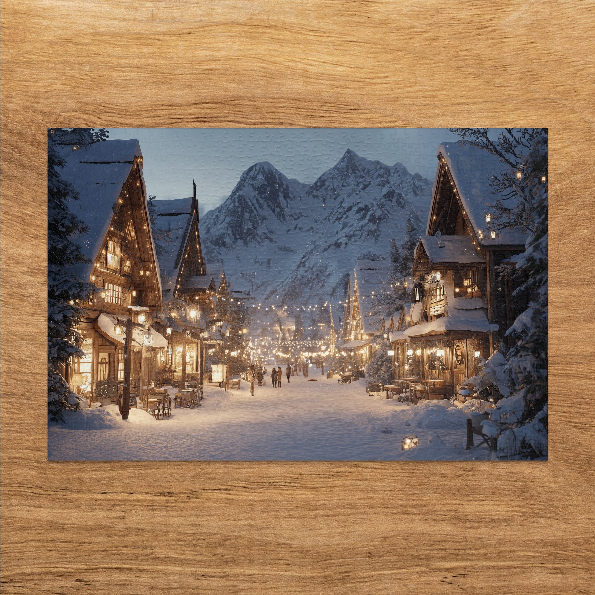 Snowy Mountain Village Lights Winter Holiday Evening product type
Winter
Snowy village
Christmas scene
Festive lights
Mountain landscape
Cozy houses
Holiday decor
Winter wonderland
Snowscape
Alpine village
Christmas village
Street scene
Evening lights
Snow covered
Xmas decor
Town square
Illuminated village
Scenic winter
Christmas lights
Winter holidays