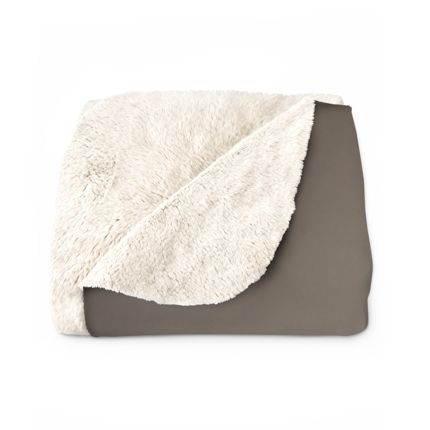 Terrarium Apple Ocean sherpa fleece blanket — nature-inspired cozy throw, unique gift, boho home decor