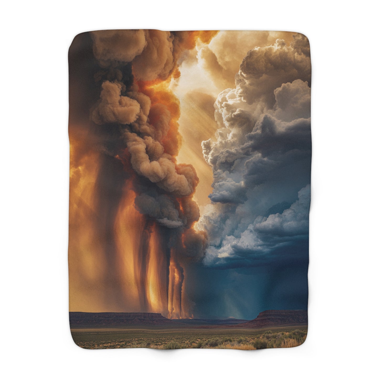 Cozy Sherpa Throw Blanket 60x80 | Plush Fleece Blanket | Unique Gift Idea