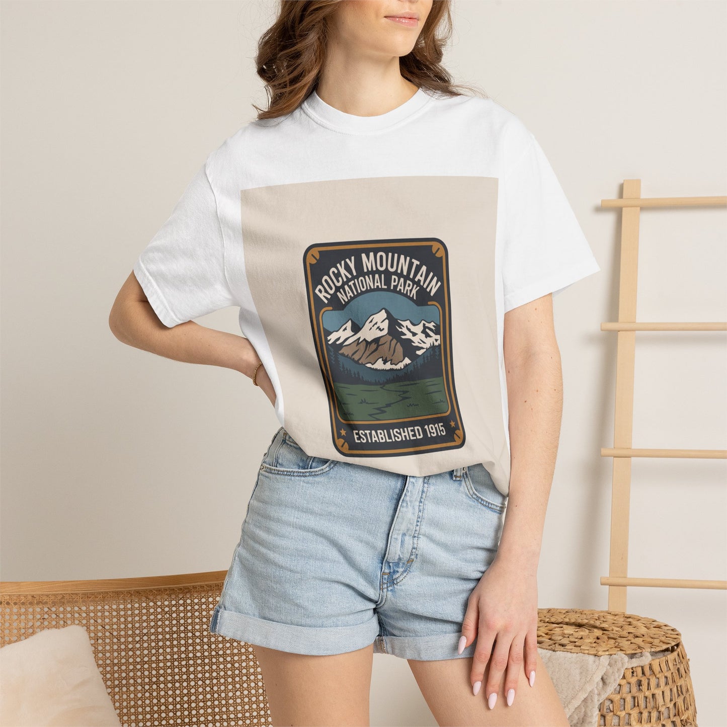 Rocky Mountain National Park Graphic T-Shirt | Colorado Retro Tee