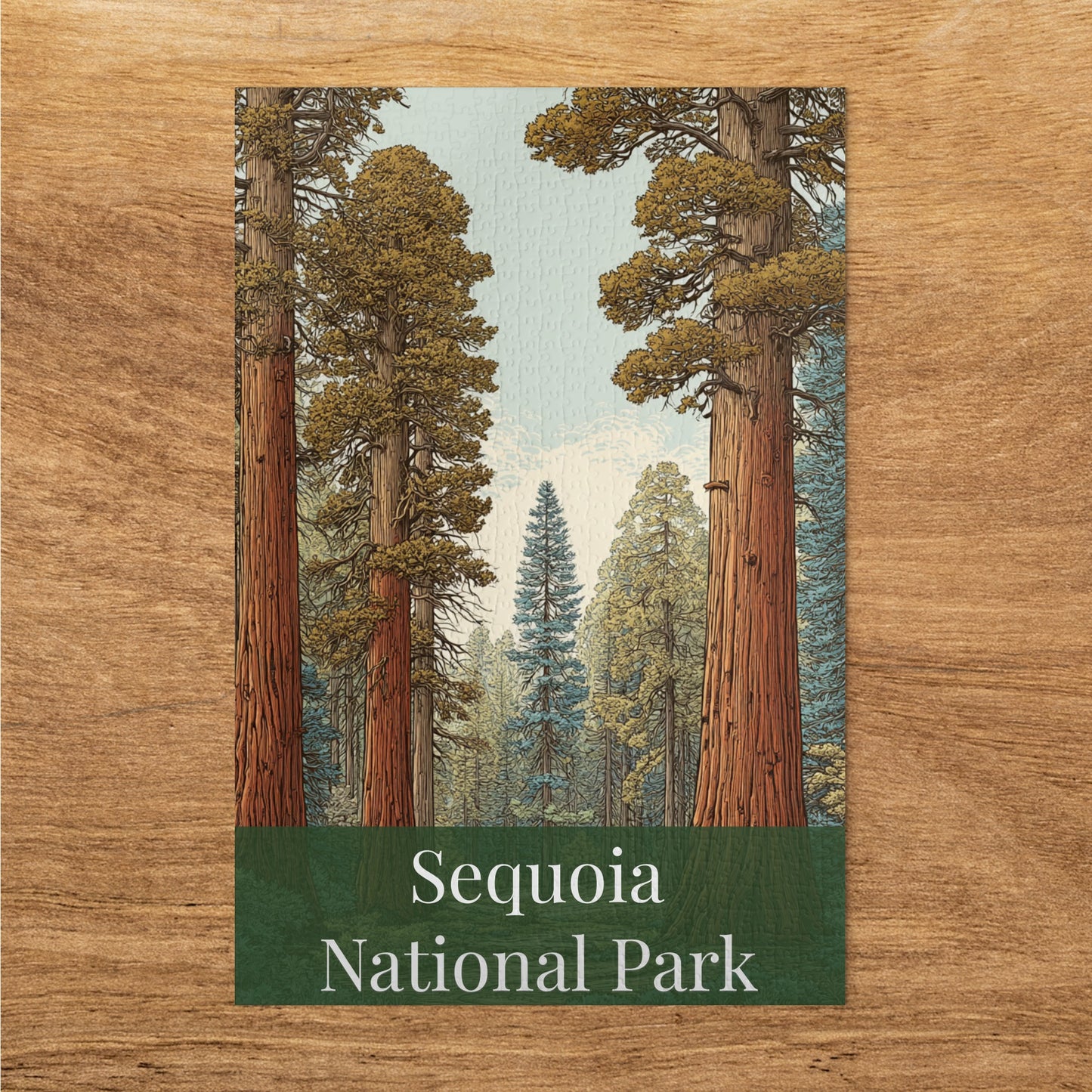 Sequoia National Park Scenic Poster Artwork Print