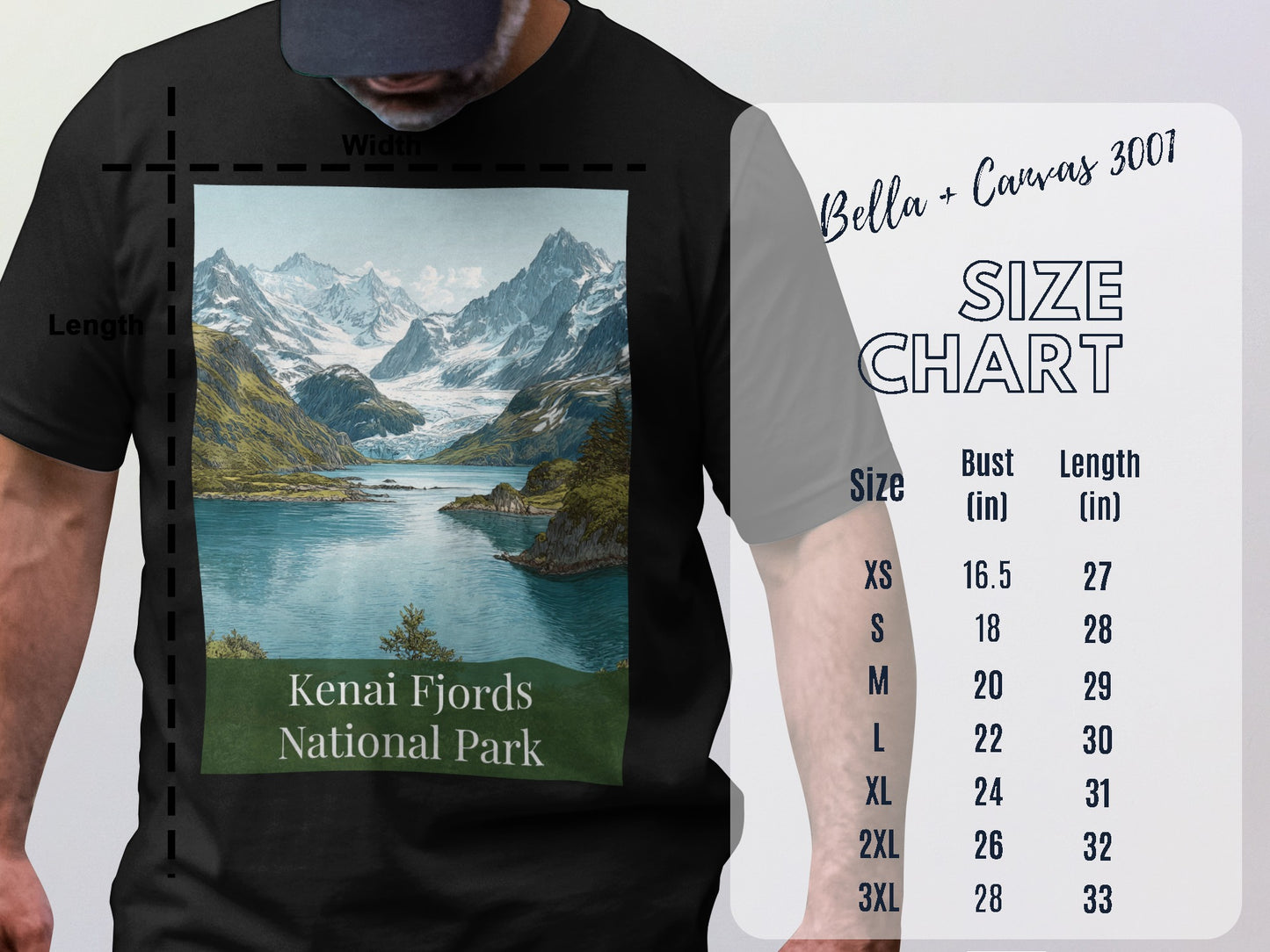 Kenai Fjords National Park Graphic Tee