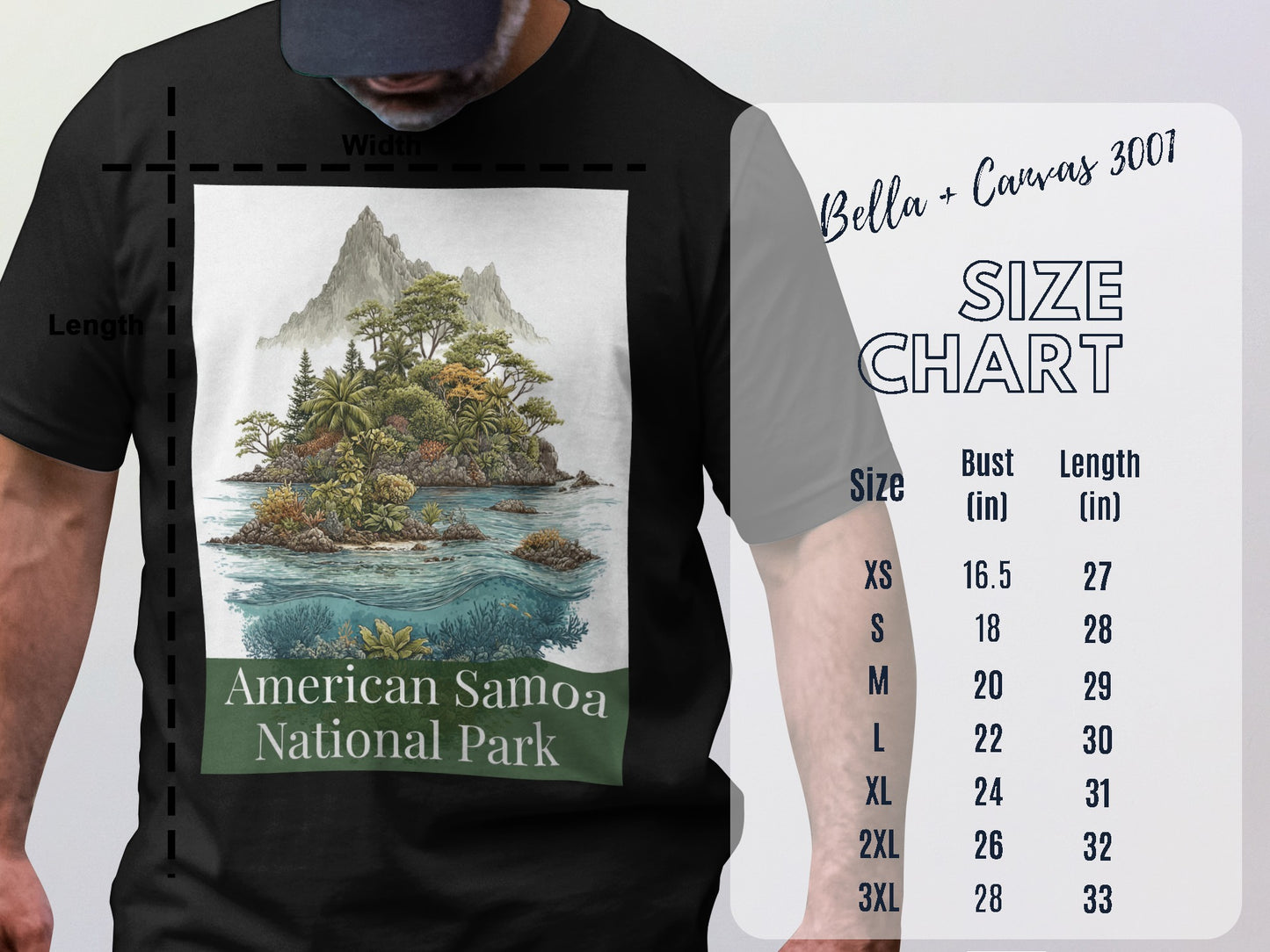 American Samoa National Park Graphic Tee