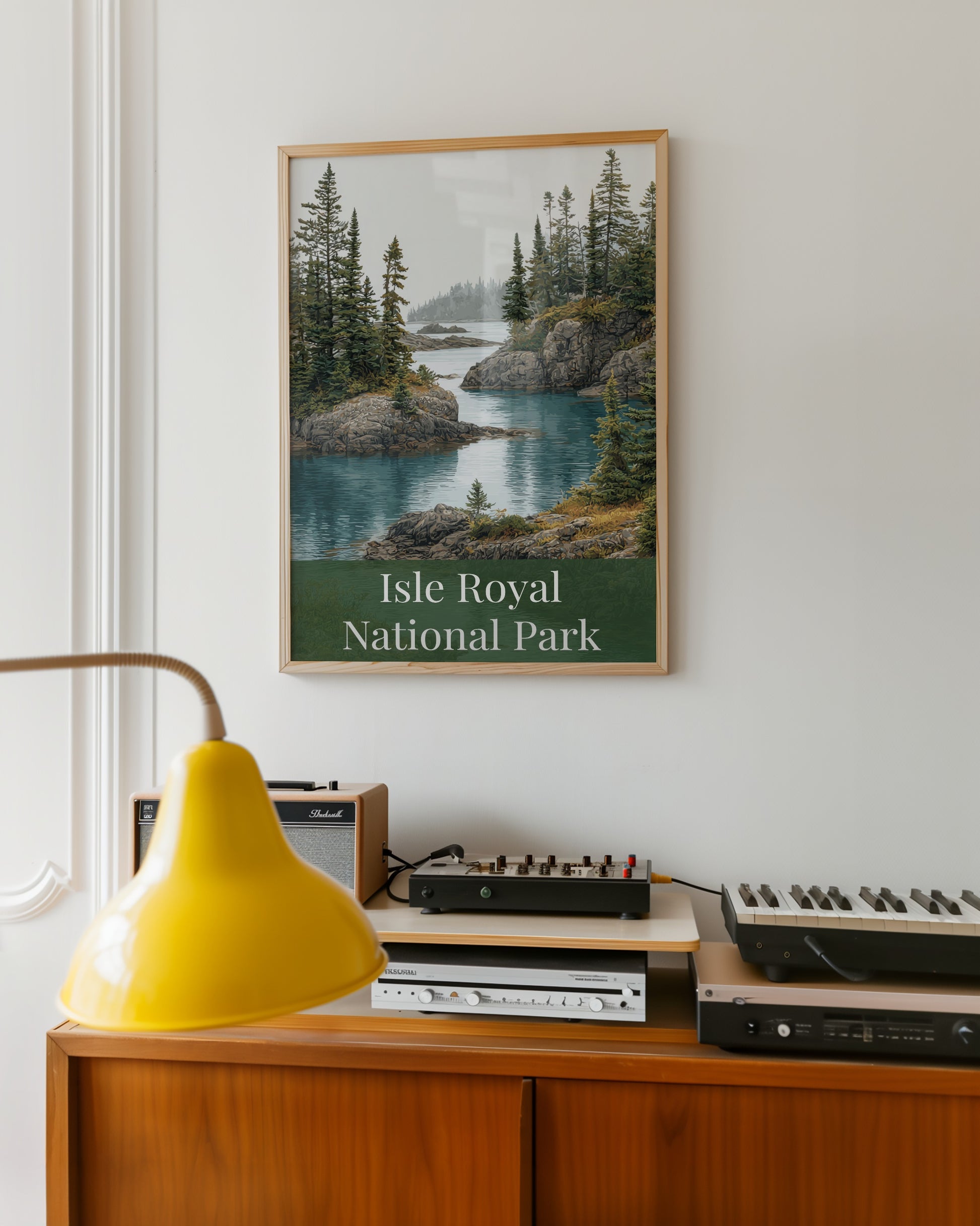 Isle Royal National Park Landscape Poster for Home Decor