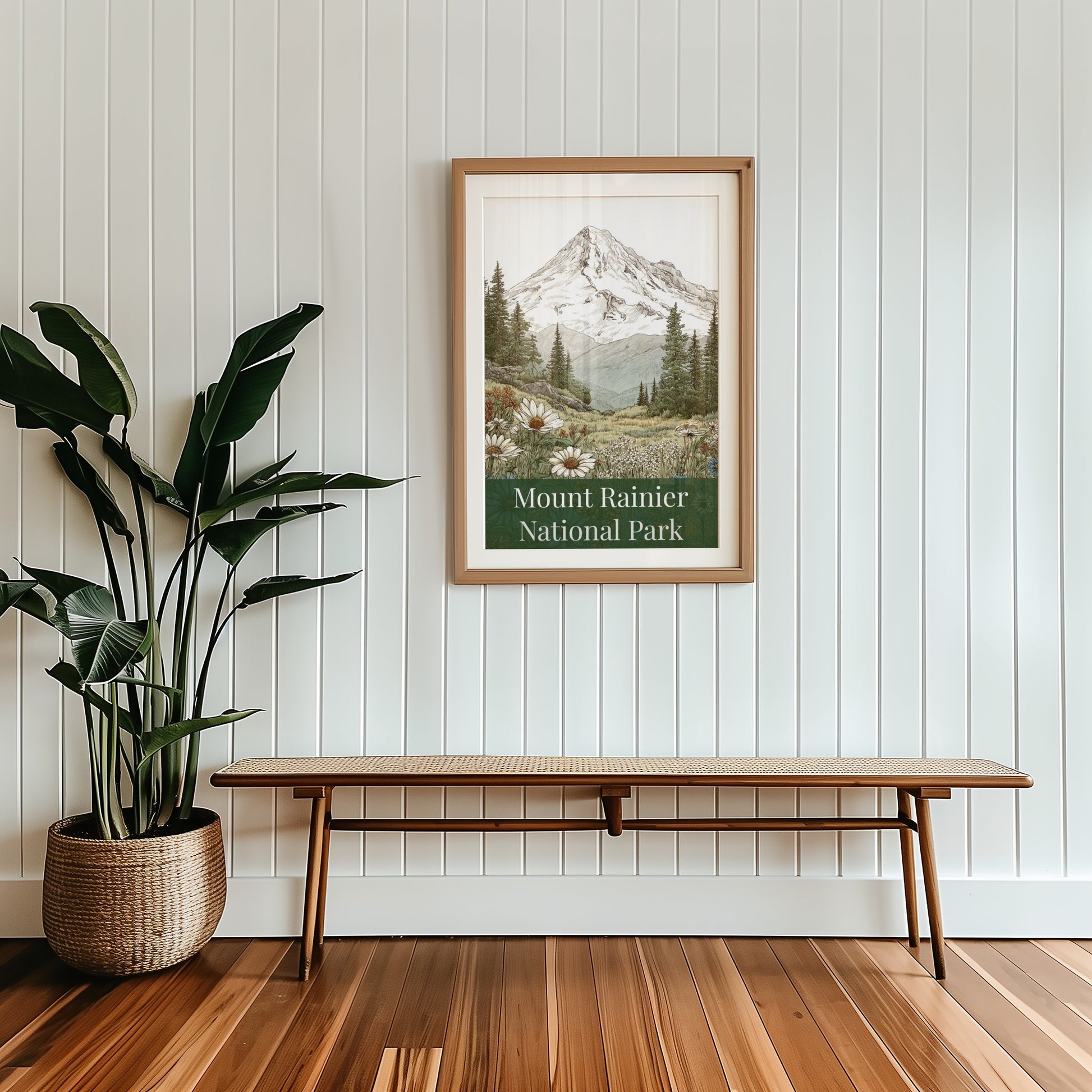 Mount Rainier National Park Archival Print Wall Art
