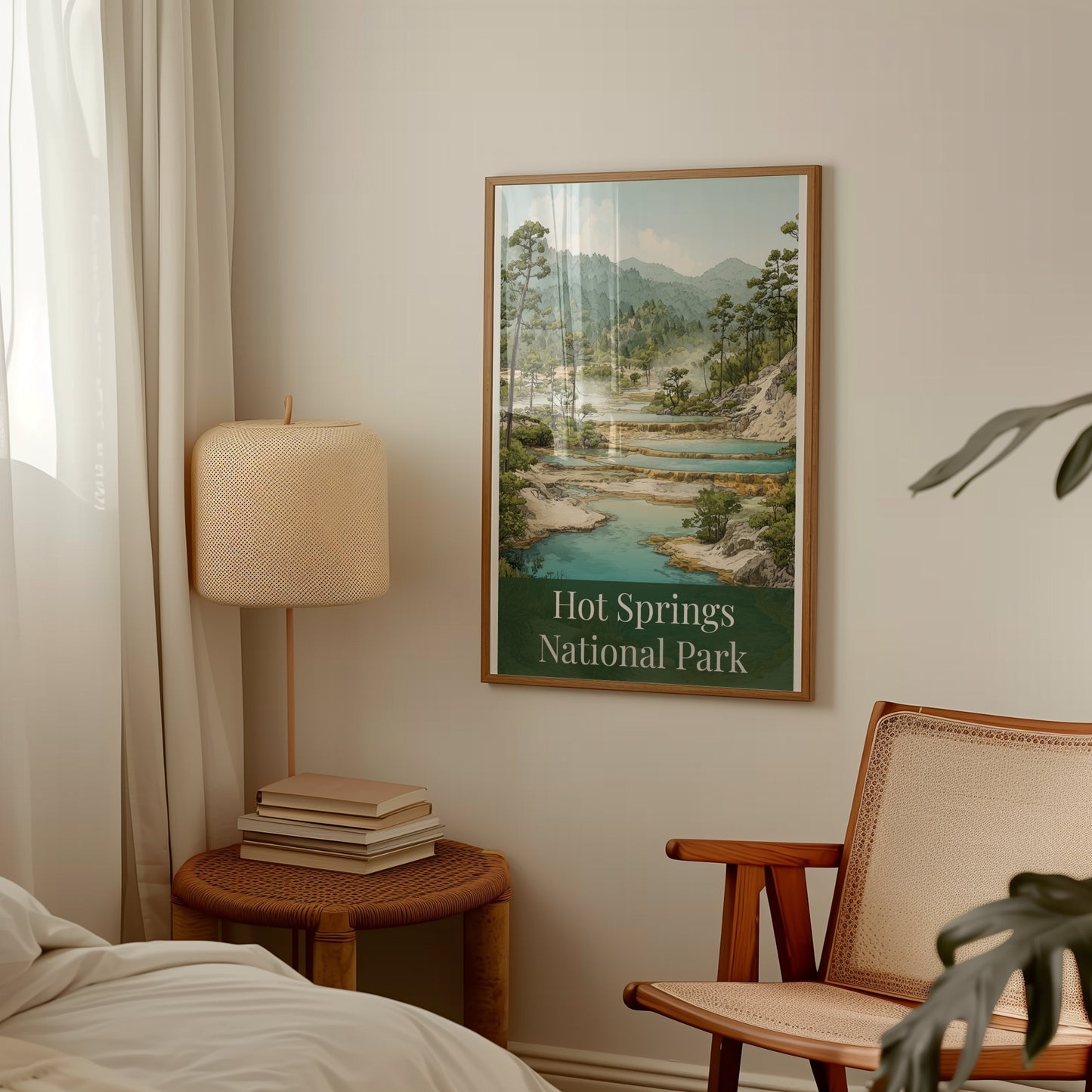 Hot Springs National Park Framed Wall Art Decor